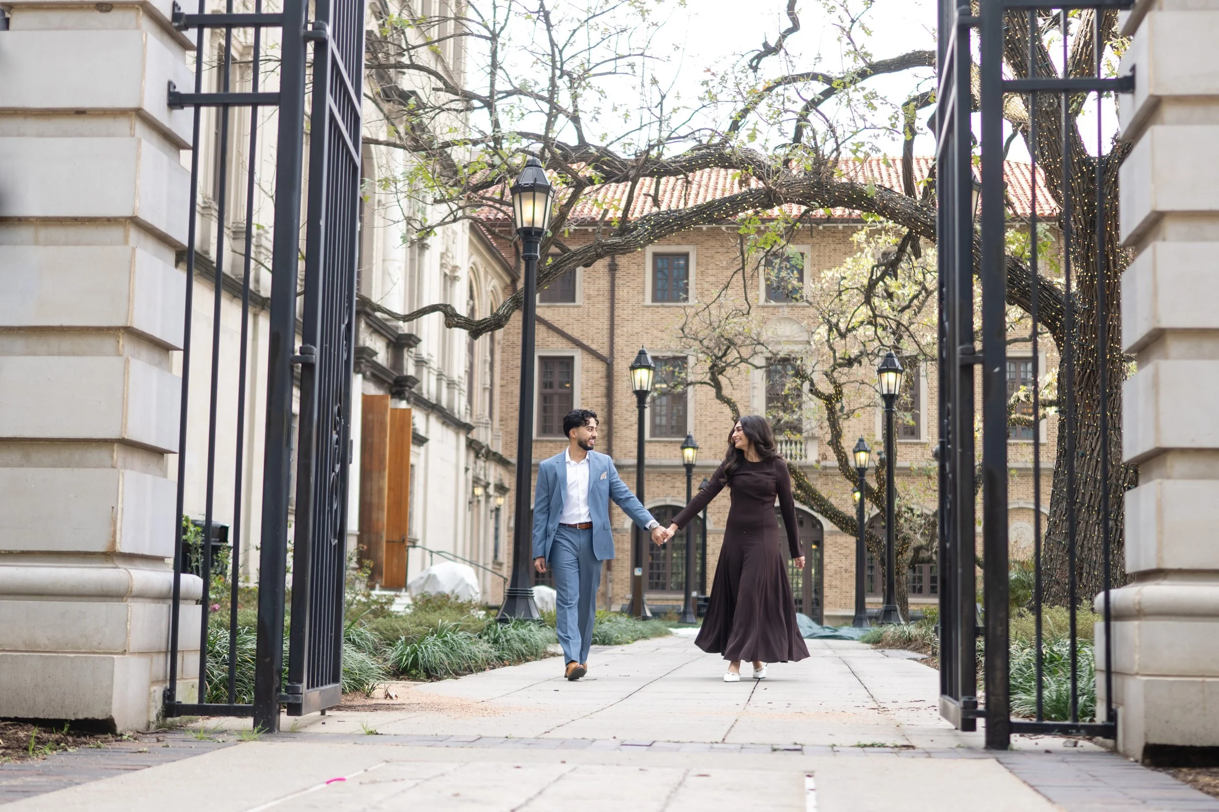 Julia Ideson Building Engagement Photos - Houston TX - David Baker Studios LLC-07.JPG