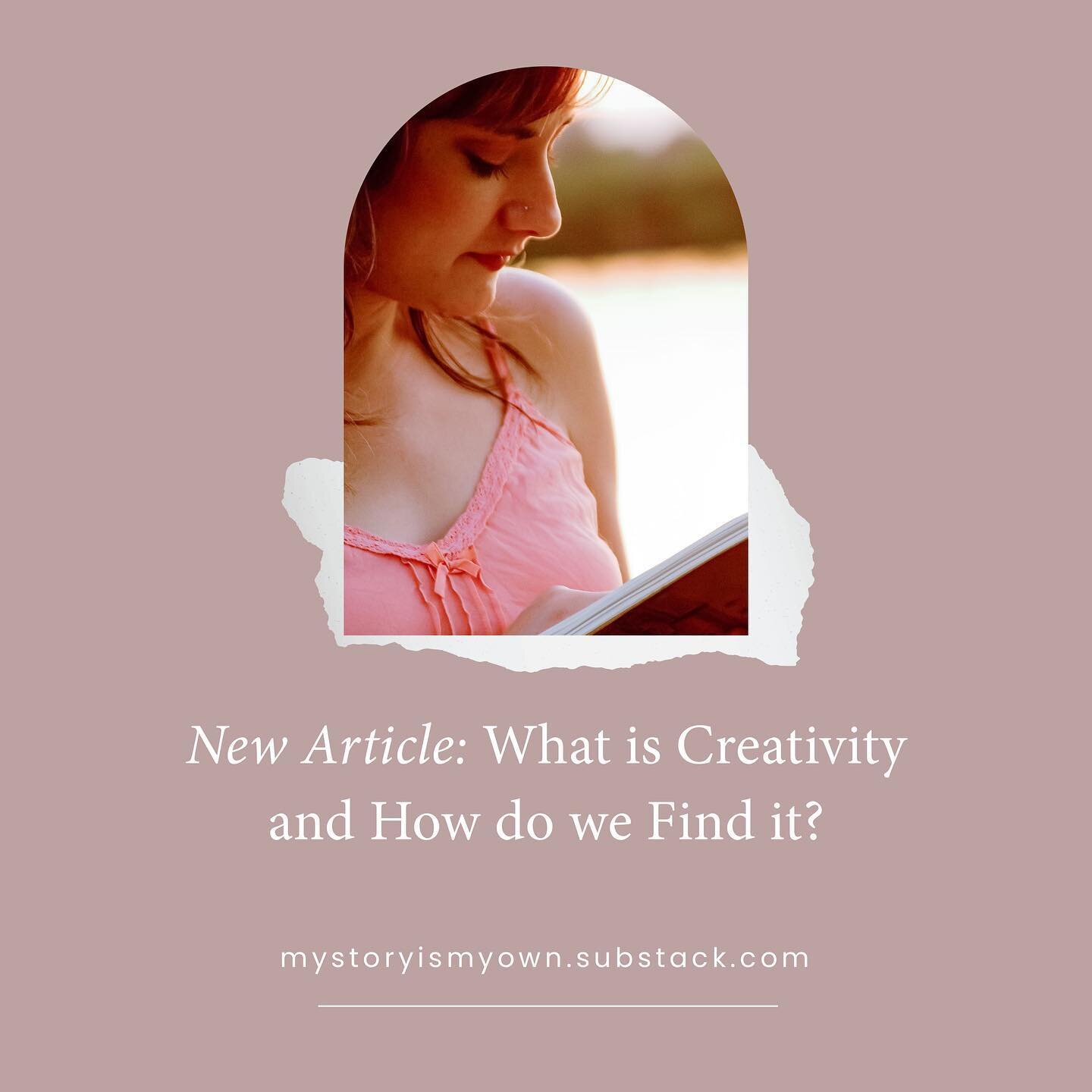 Writing Tips &amp; Tricks # 3
.
What is Creativity, and How do We Find it?
.
Read more from my new post entitled, &ldquo;What is Creativity and How do we Find it?&rdquo; on Substack! Follow the Substack link in my Profile!👆🏼
.
I would venture to sa
