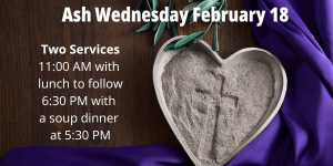 Ash Wednesday Service