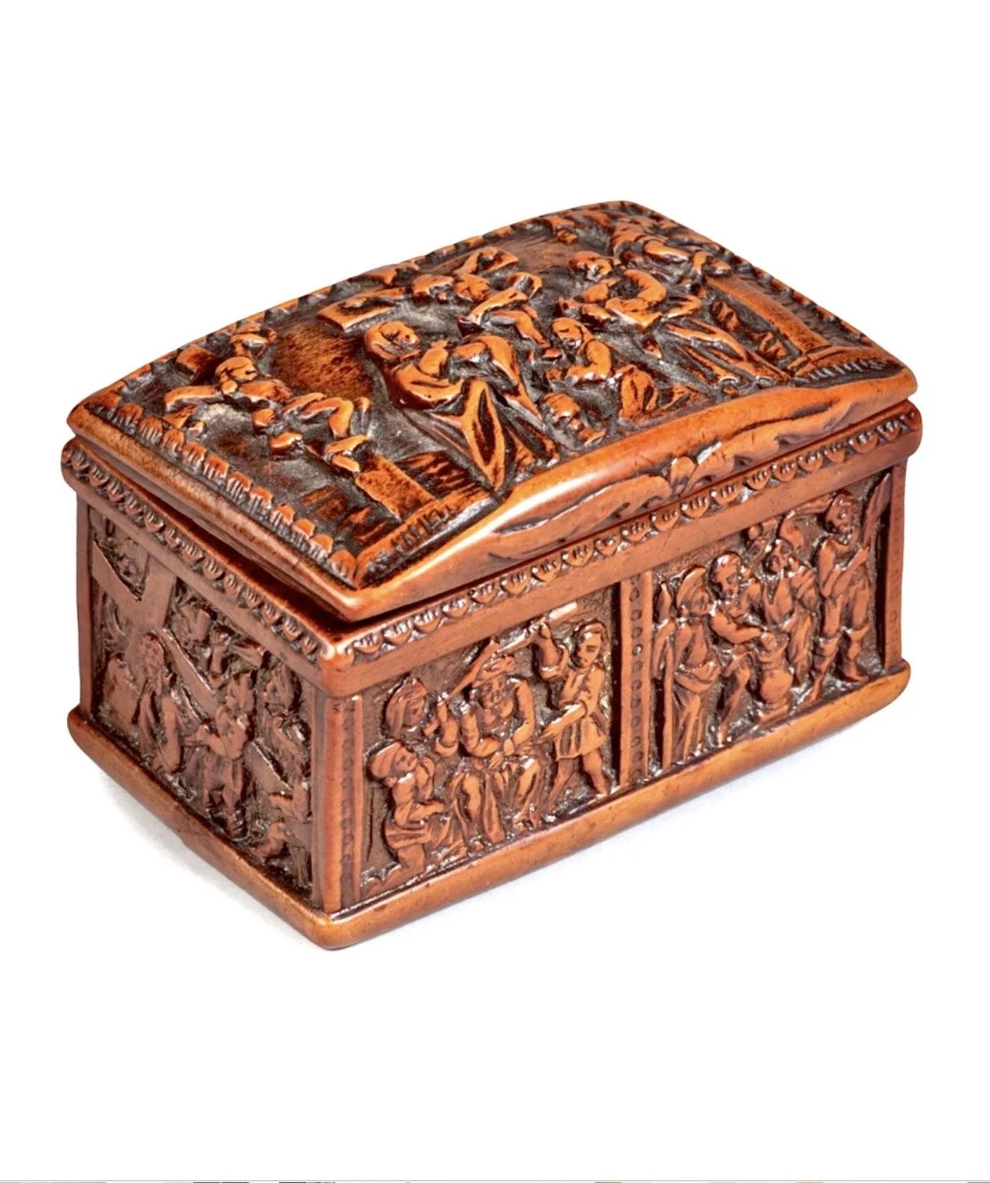 Exceptional 17th Century Communal Snuff or Tobacco Casket.