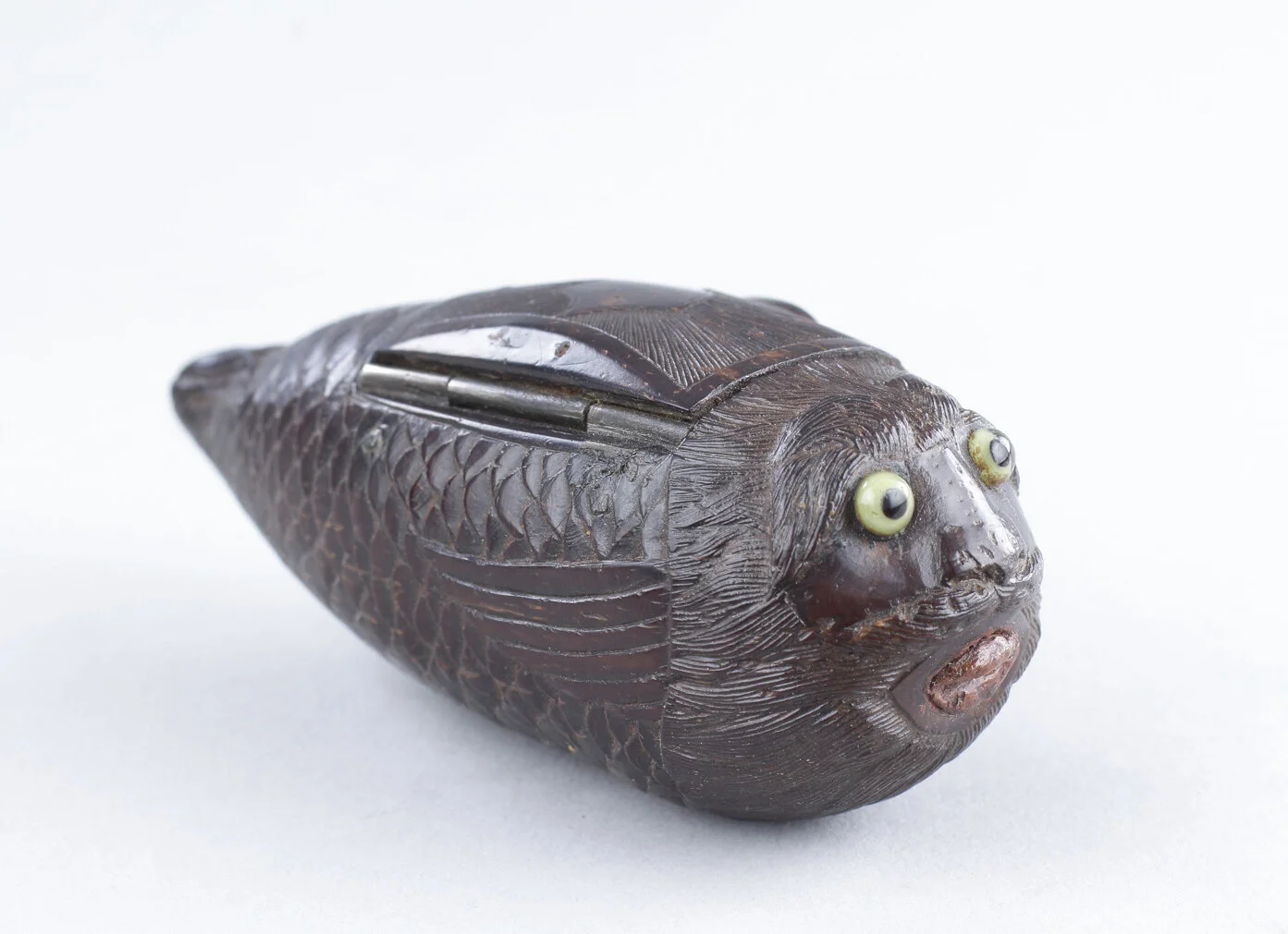 Very Rare Early C19th ‘Bugbear’ (puffer fish) snuff box Circa 1820-30