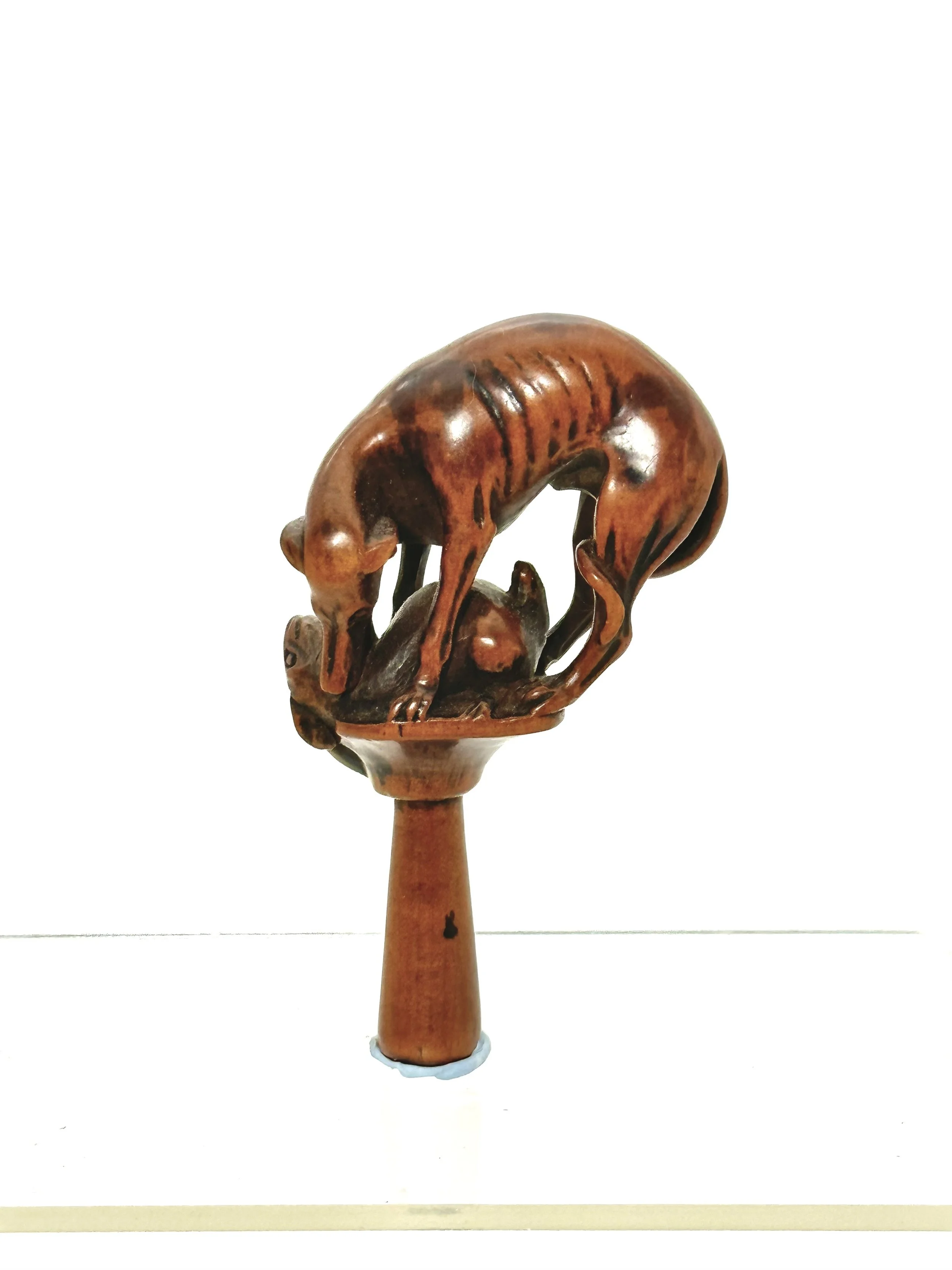 Superb 18th Century Boxwood Pipe Tamper