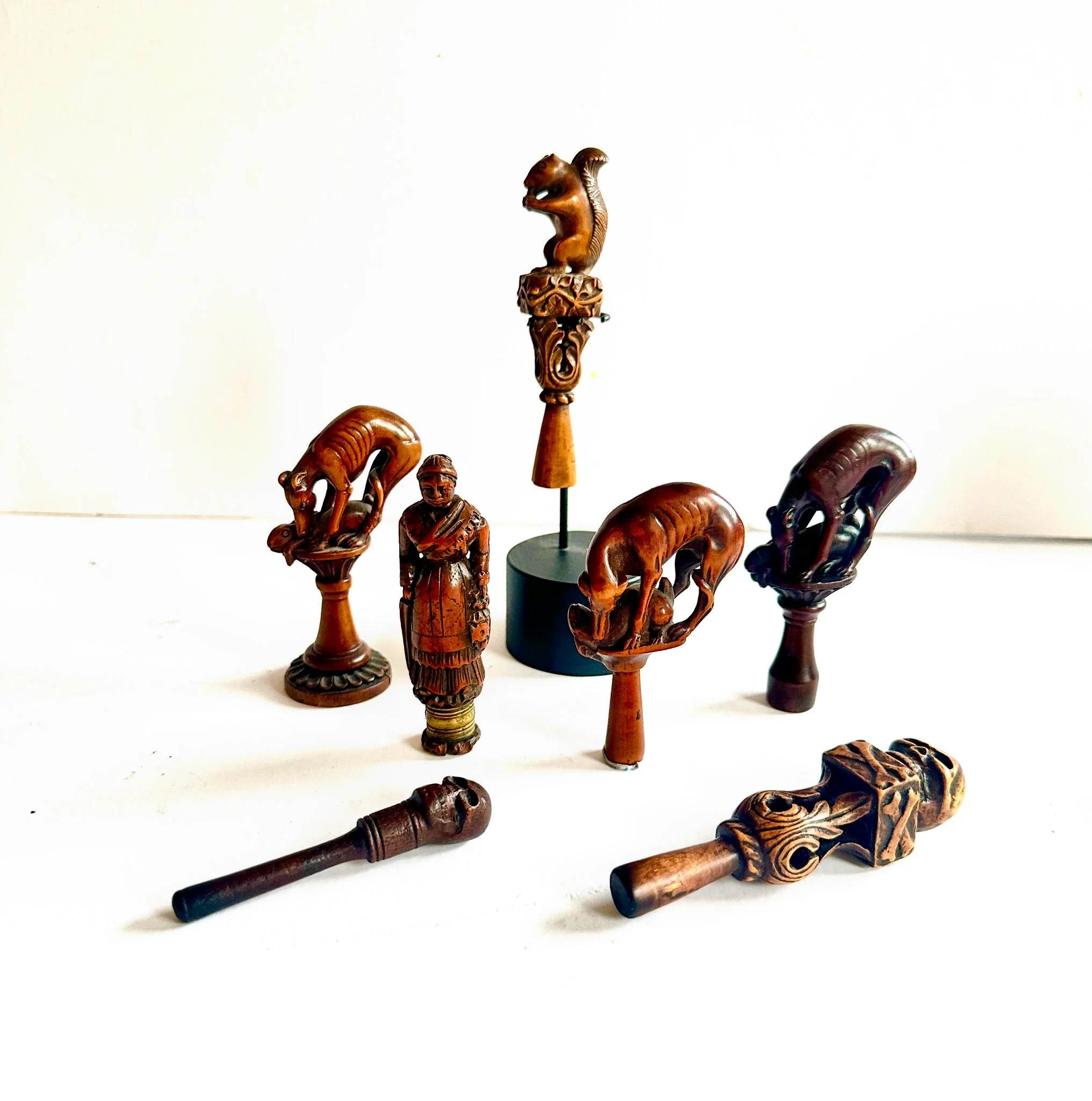 The Collection of stunning 18th-19th Century Pipe Tampers Or available individually