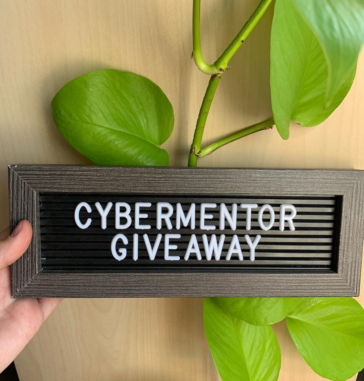 CYBERMENTOR GIVEAWAY. Swipe through to see the prize - a hand crocheted red blood cell made by team member @hollistonandfriends. 
&bull;
We had so much fun with our last giveaway that we have decided to host another one! One lucky winner will be mail