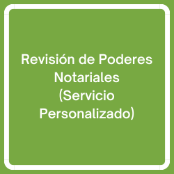 Revisión de Poderes Notariales