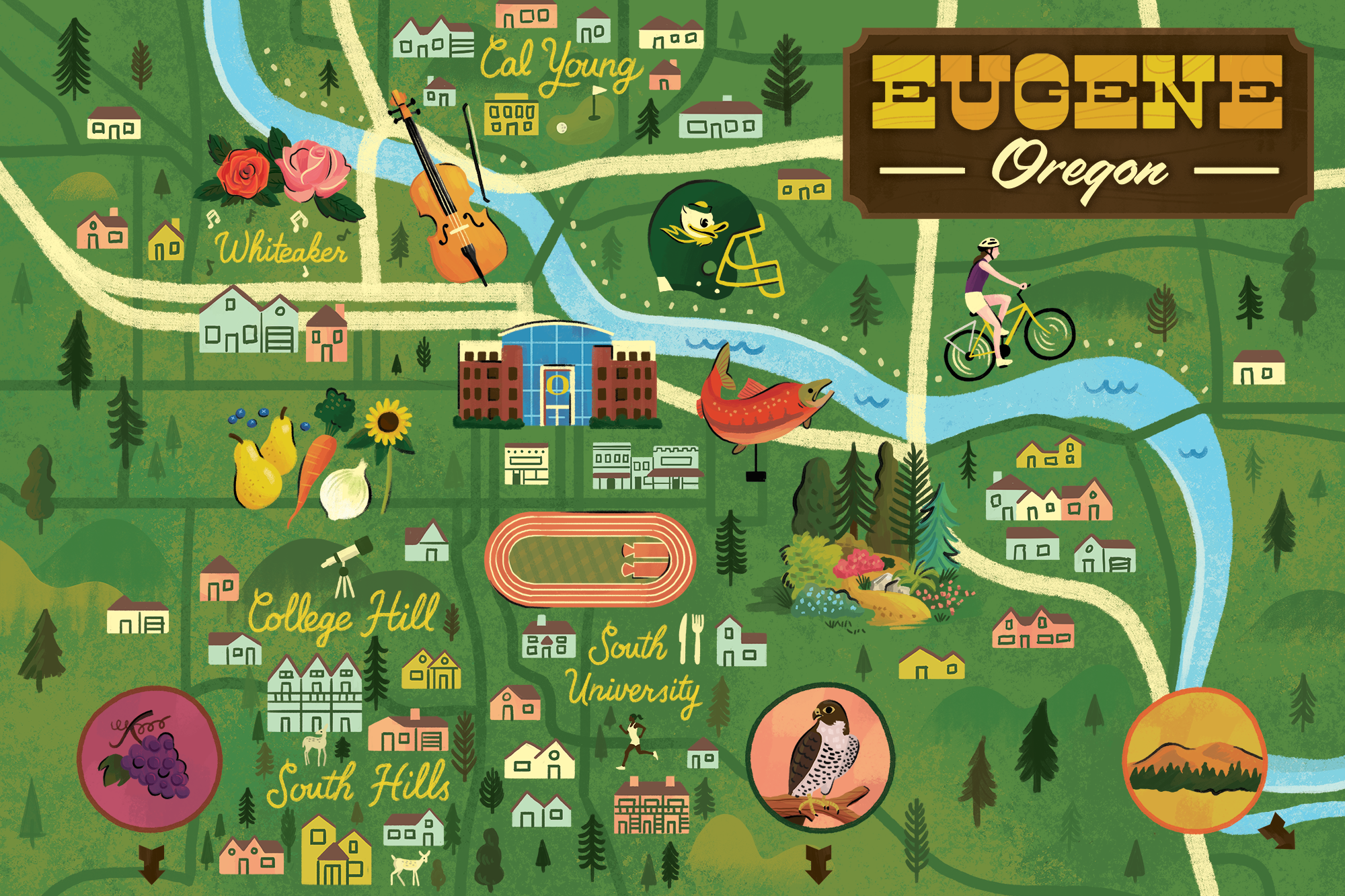 Map Of The Neighborhood Neighborhood Maps — Brave The Woods