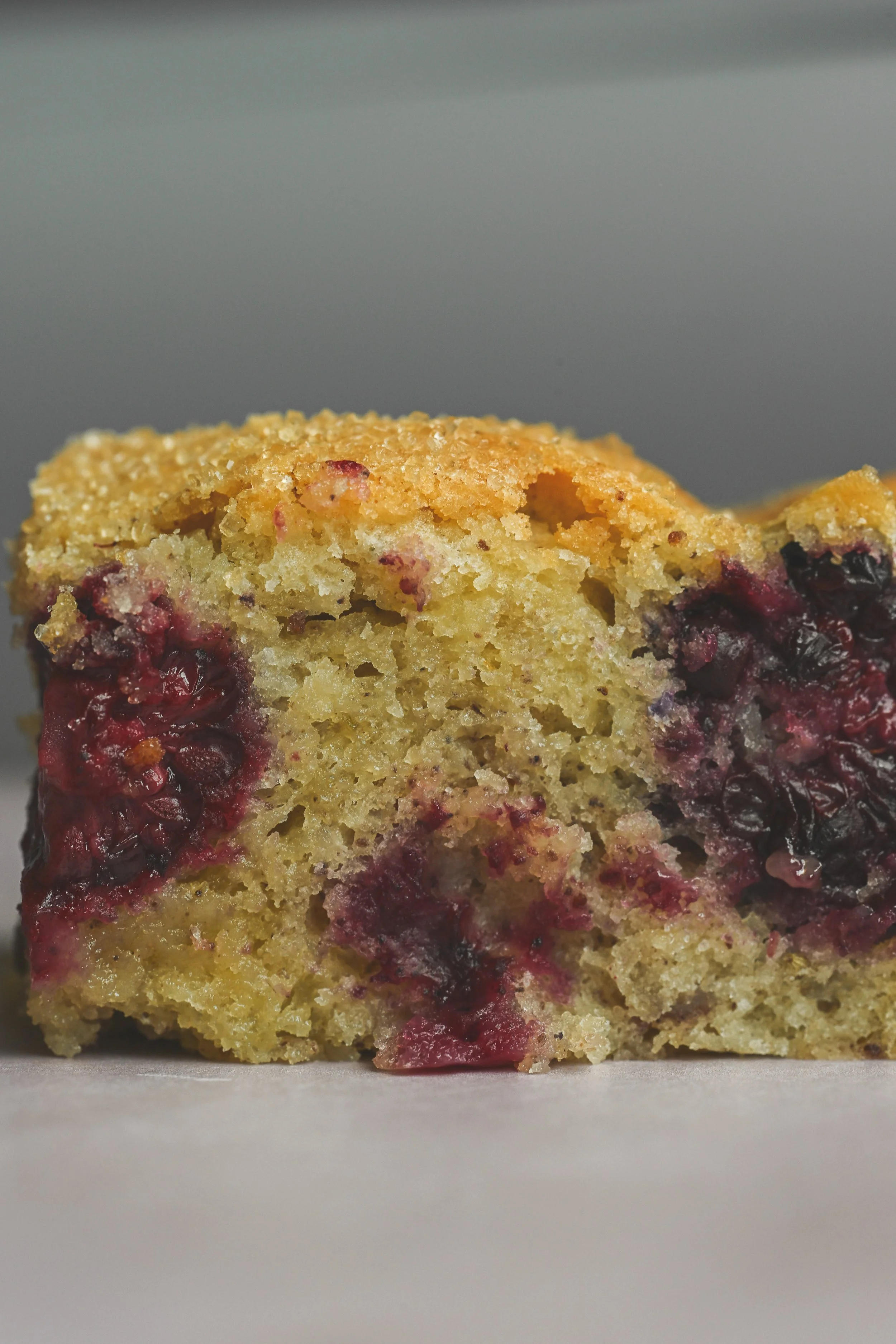 Blackberry Sumac Olive Oil Traybake