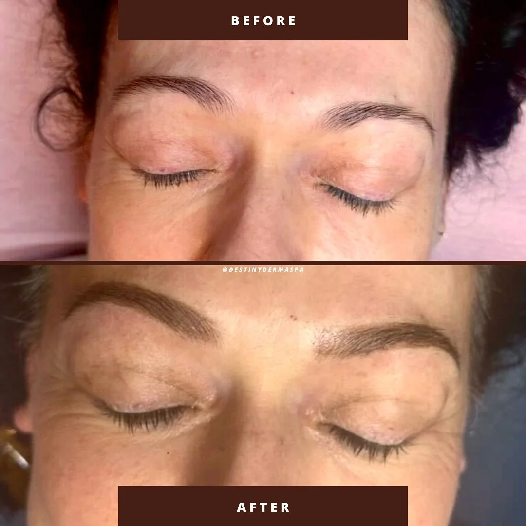 ✨ Brow goals unlocked ✨

Check out this stunning brow transformation on our beautiful client Claudia! She got her PMU brows done by Natalie, and wow... just WOW!

🍂 Fallin&rsquo; into Fall with flawless brows😛🍁
Ready for your own glow-up? Call us 