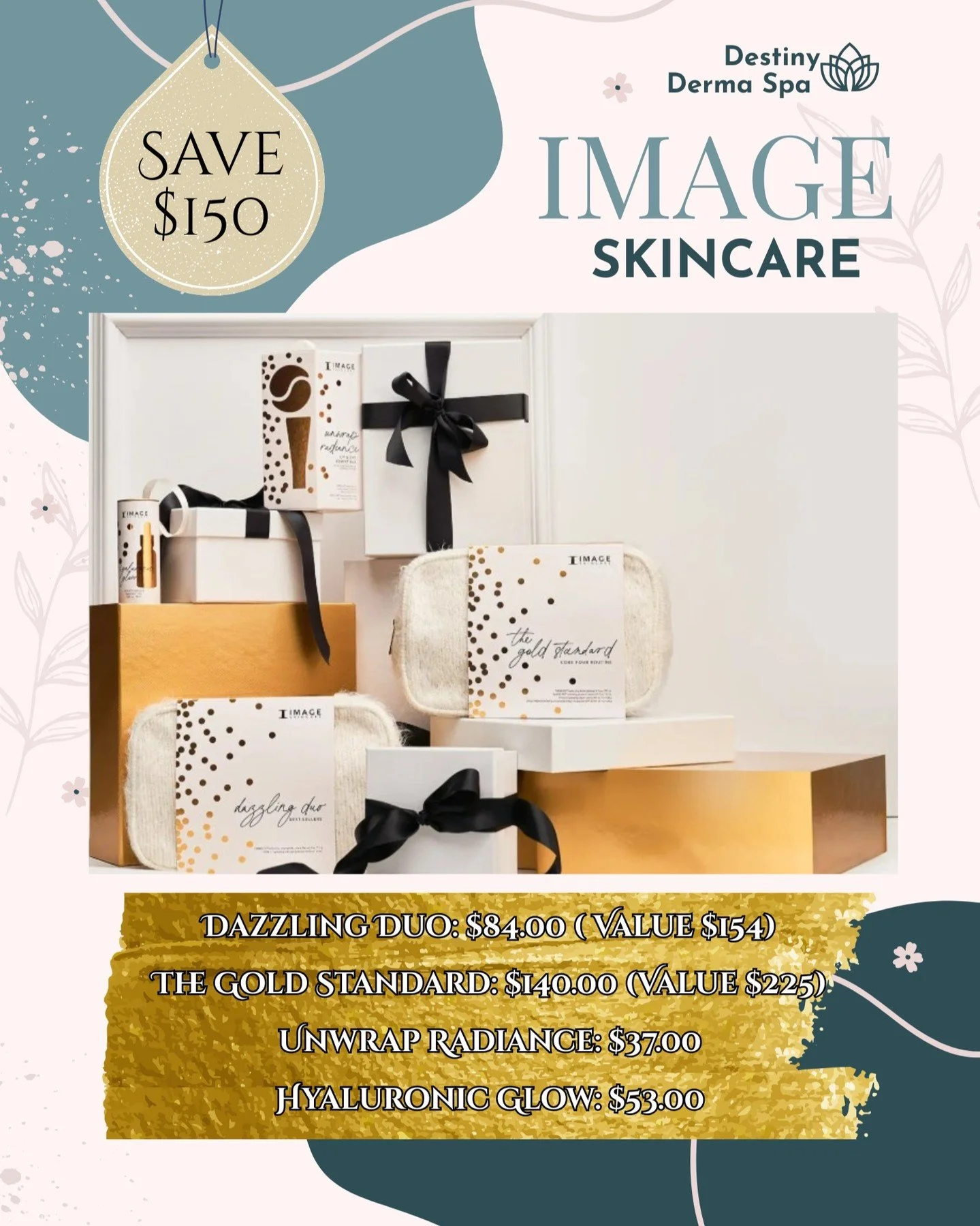 Having a hard time figuring out what to get your loved ones for Christmas? Destiny Derma Spa has that covered! 

@eminenceorganics and @imageskincare have perfect giftsets to get any and everyone! They're meaningful enough for a loved one, practical 