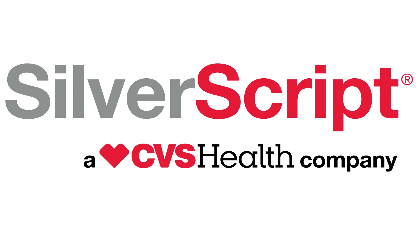 SilverScript logo with text, a heart symbol, and CVS Health branding