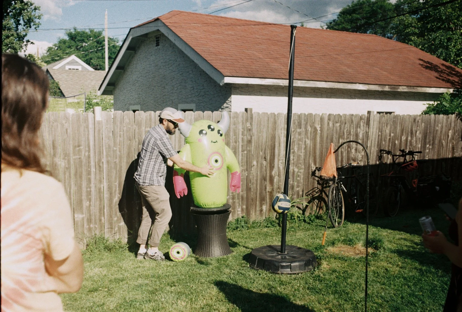 chuck helps the monster.JPG
