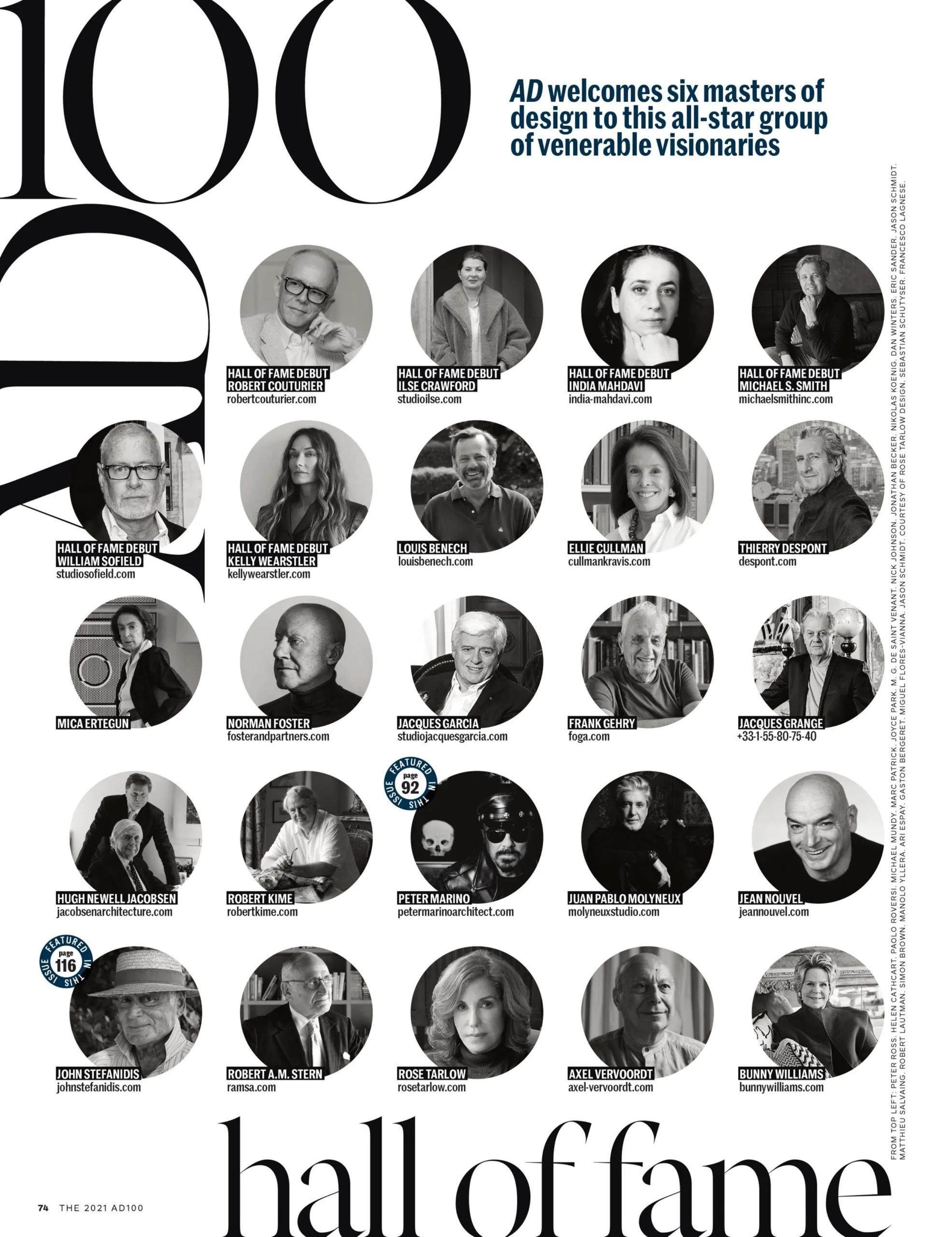 Architectural Digest, January 2021