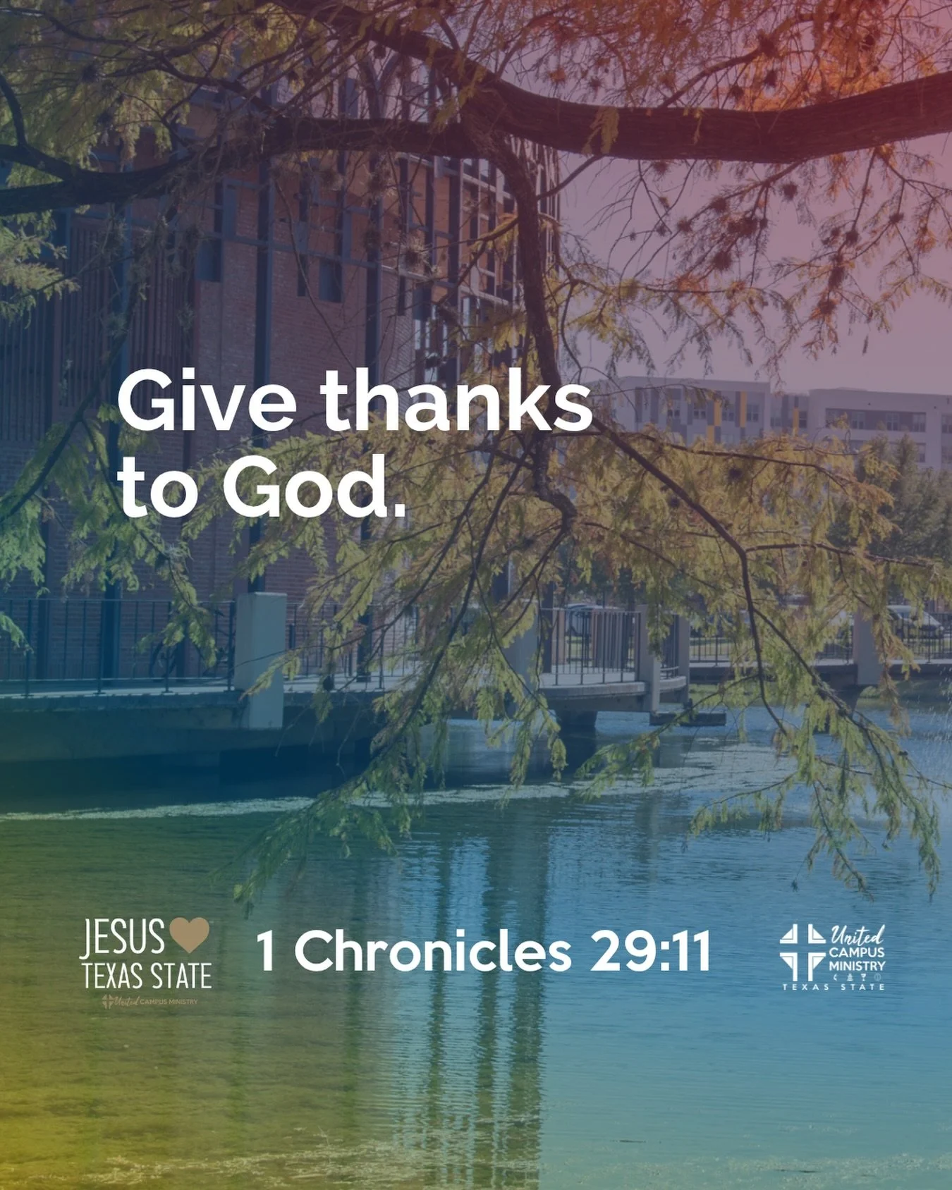 Give thanks to God. 

&ldquo;Yours, Lord, is the greatness and the power and the glory and the majesty and the splendor, for everything in heaven and earth is yours. Yours, Lord, is the kingdom; you are exalted as head over all.&rdquo; 1 Chronicles 2