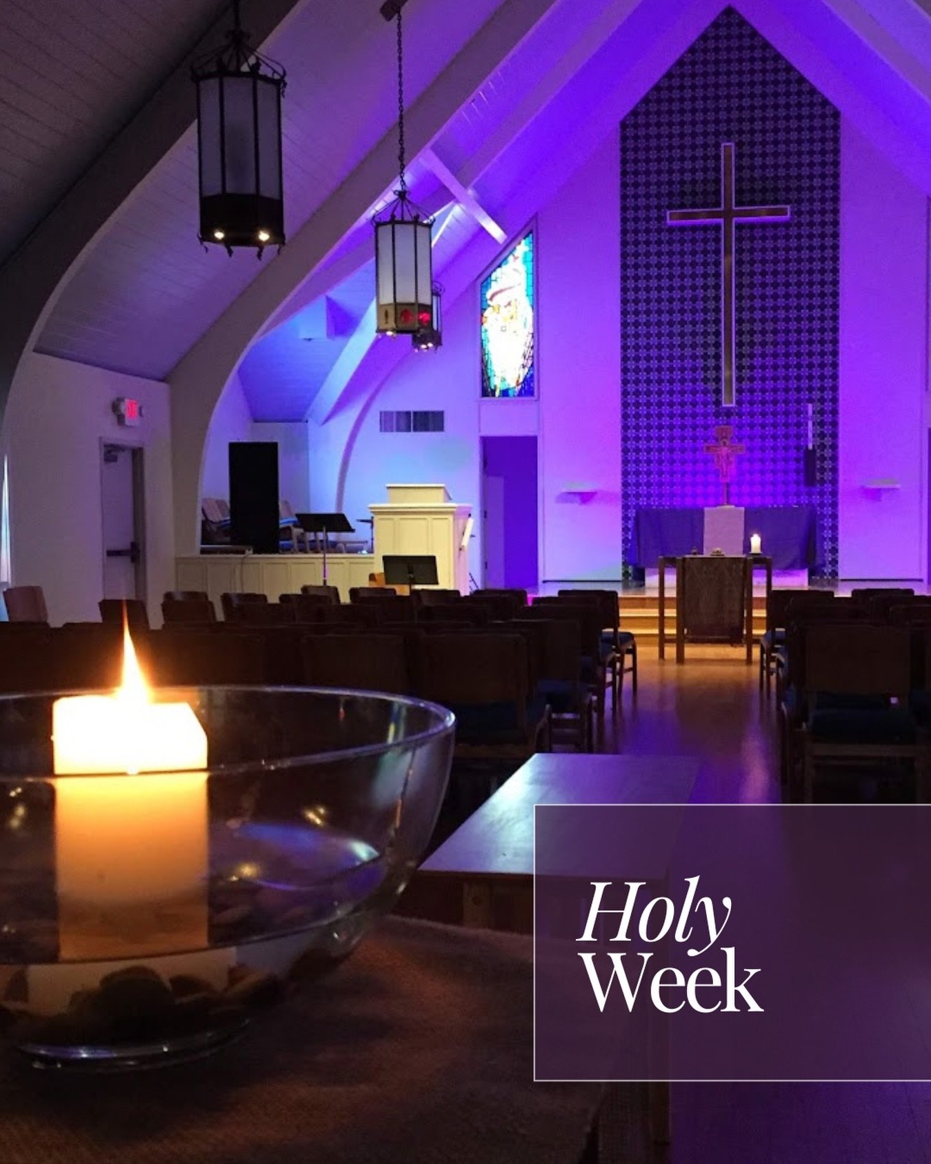 HOLY WEEK
The week before Easter, we walk with Jesus as he enters Jerusalem, prays in the garden, shares the Last Supper with his disciples, and goes to the cross. We wait and pray, knowing the world is about to change.