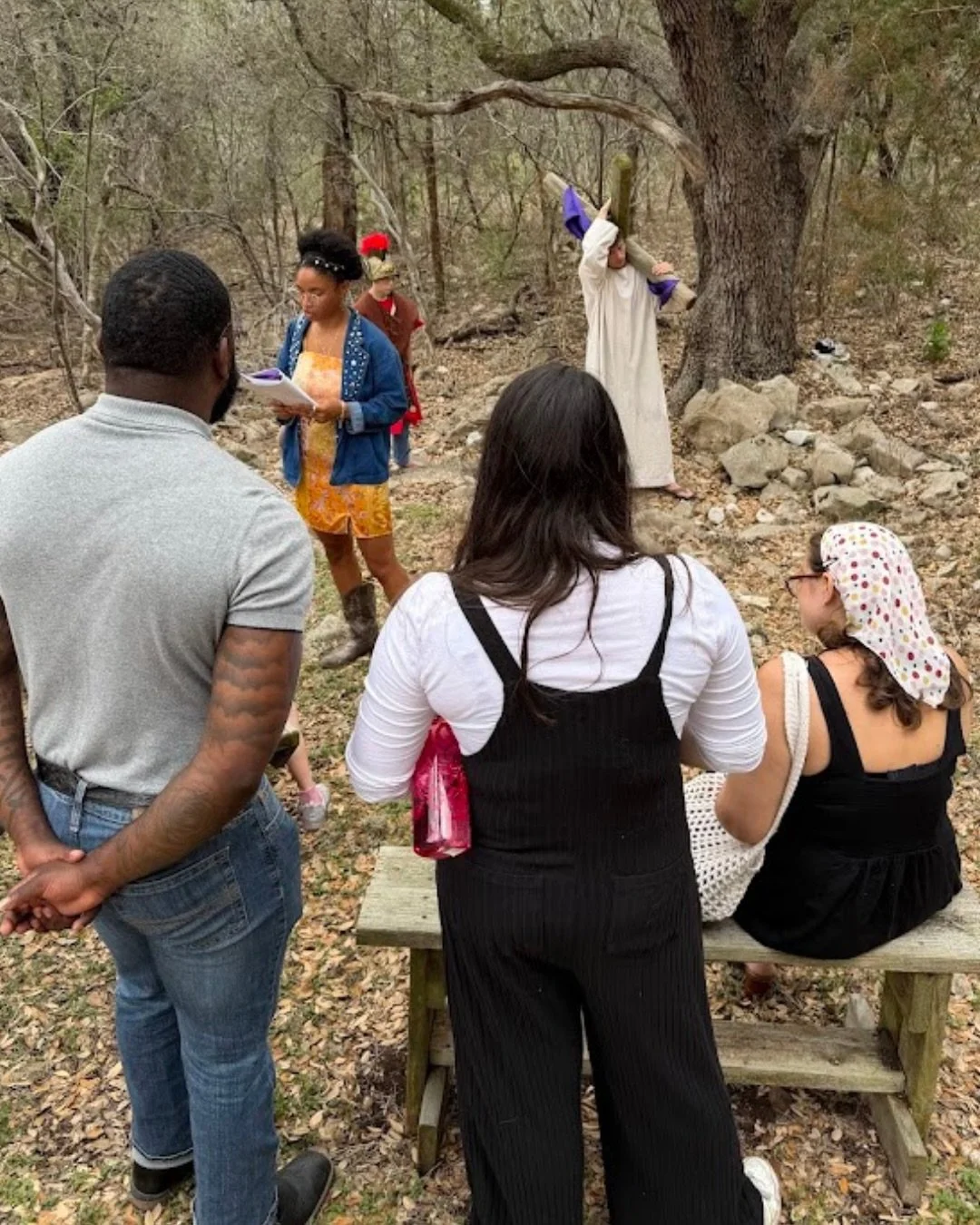 GOOD FRIDAY
UCM journeyed to the cross on Good Friday through song and a walking Stations of the Cross with live actors. A powerful and moving experience as we remembered Christ&rsquo;s suffering, love, and sacrifice.