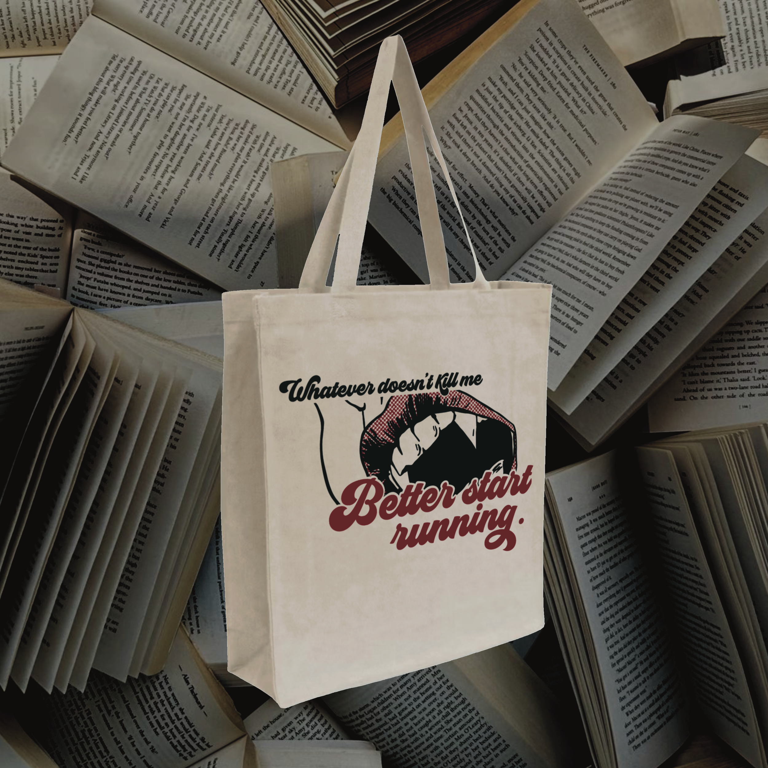 Start Running Graphic Tote (BC)