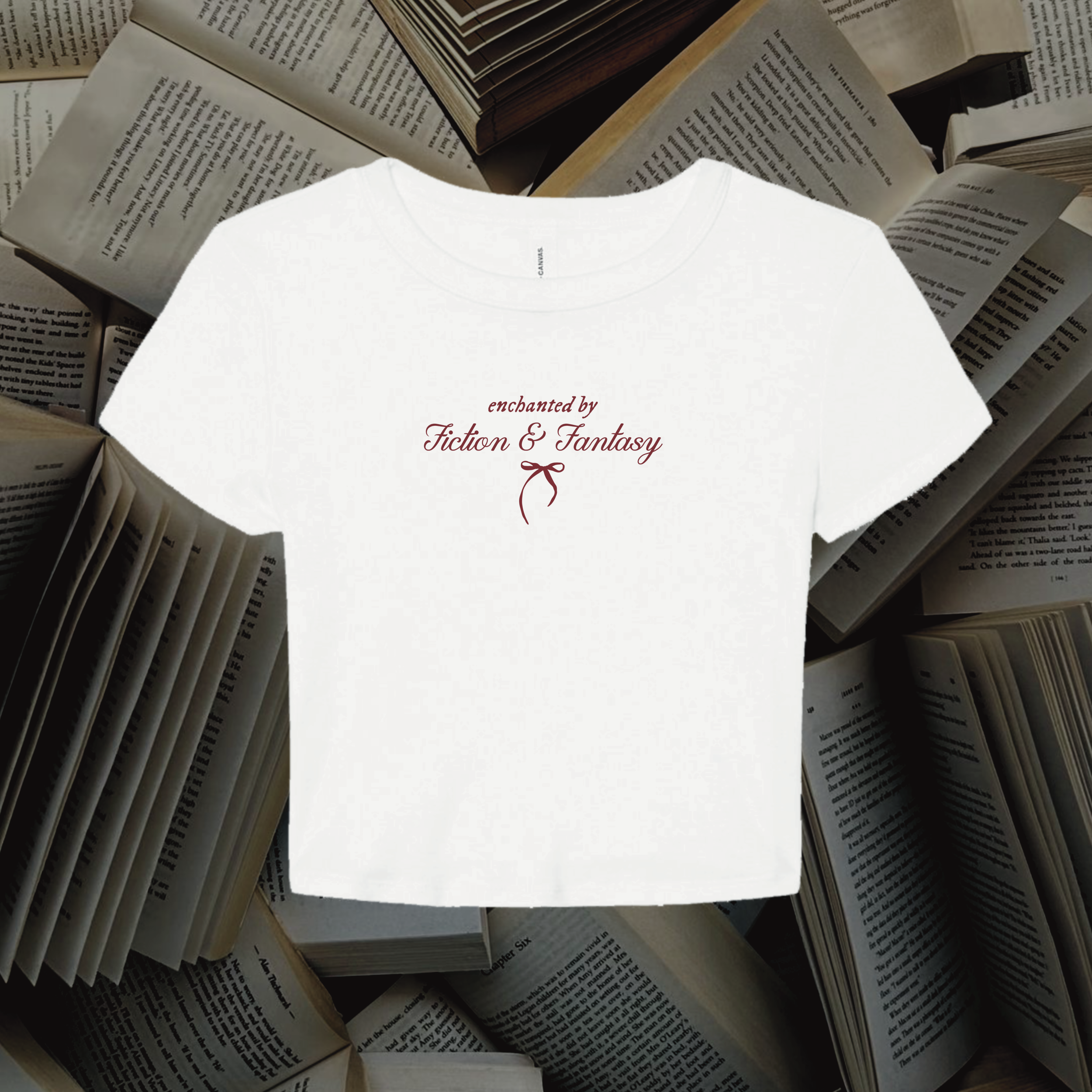 Fiction and Fantasy Baby Tee (BC)