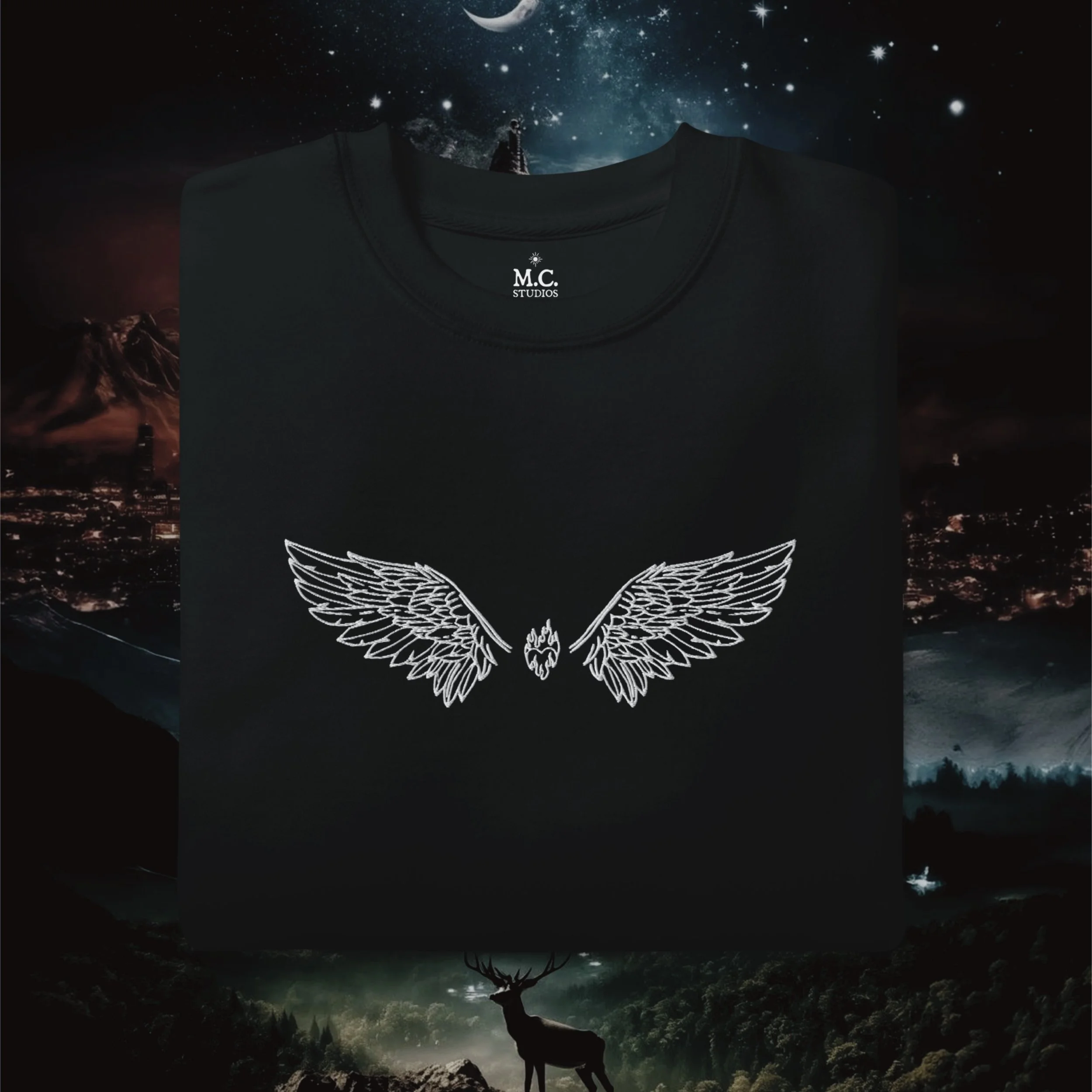 From Terrasen With Love Embroidered Crew