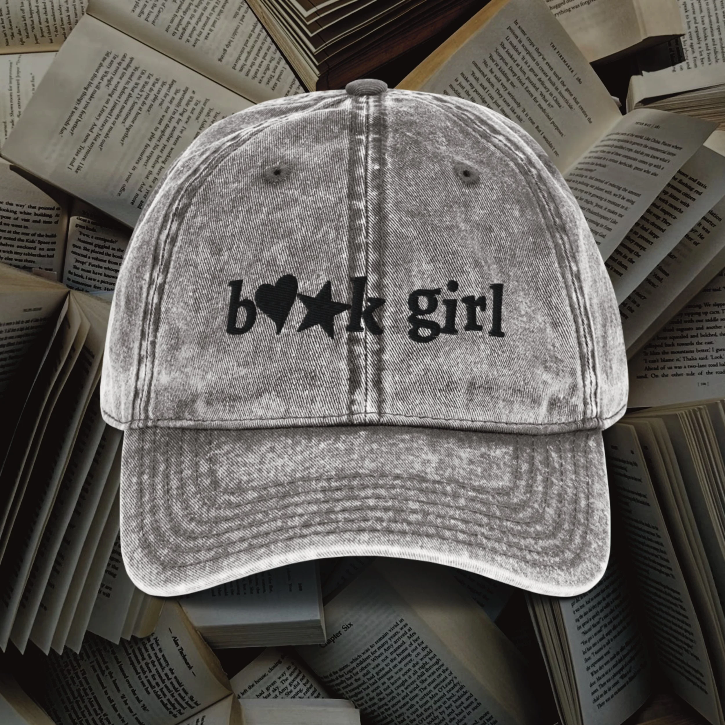 Book Girl Doodle Hat (BC)
