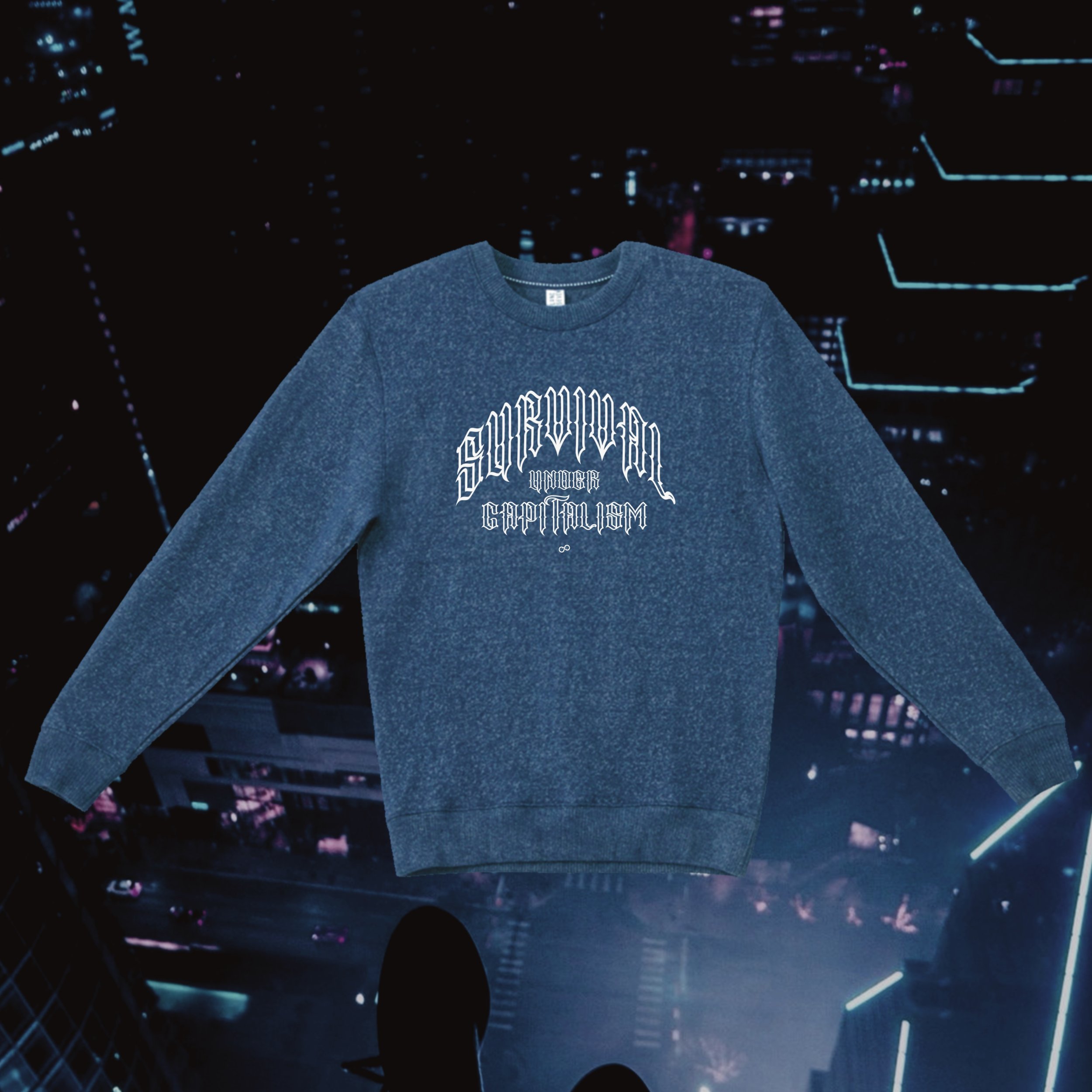 Survival Under Capitalism Knit Crew