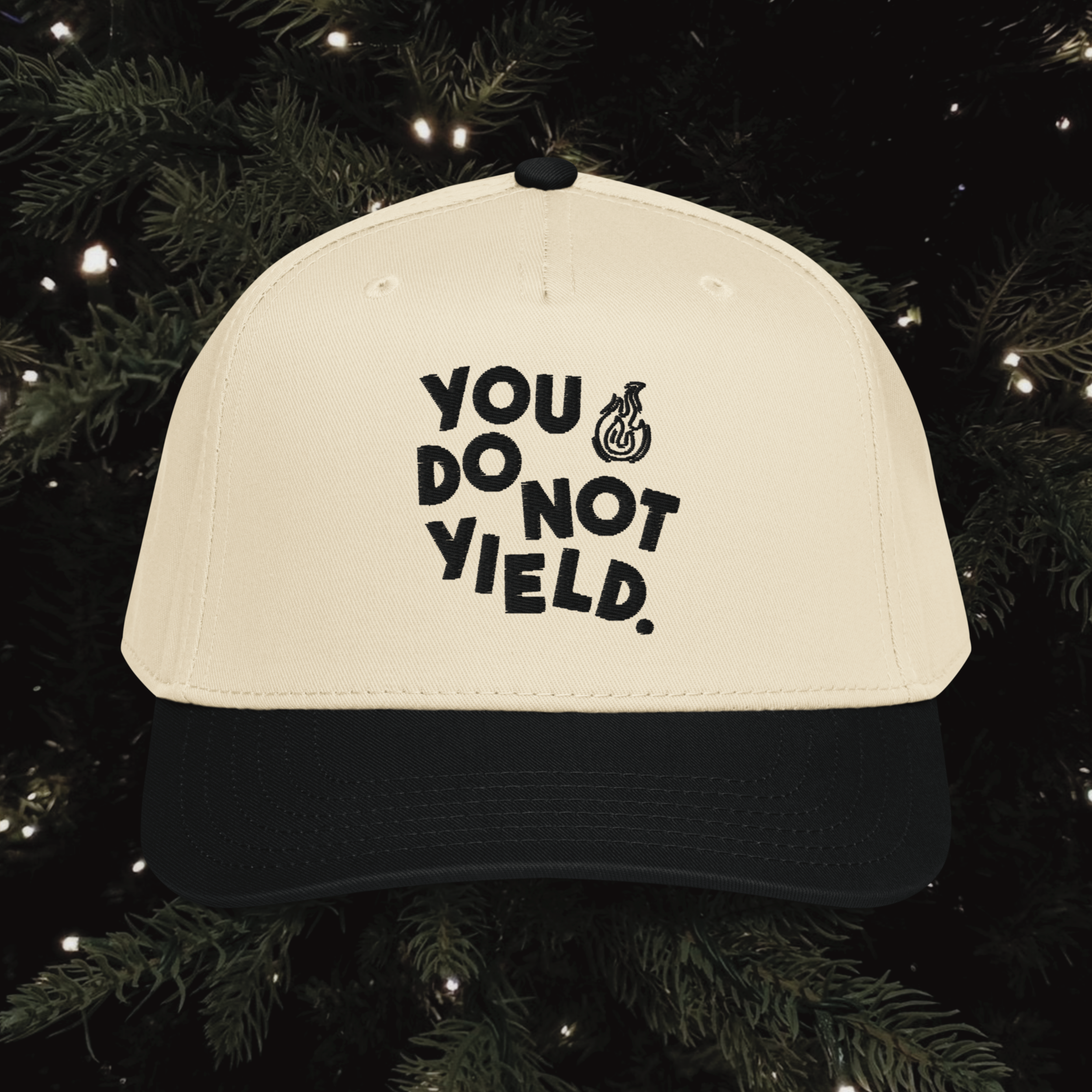 Two Color You Do Not Yield Hat
