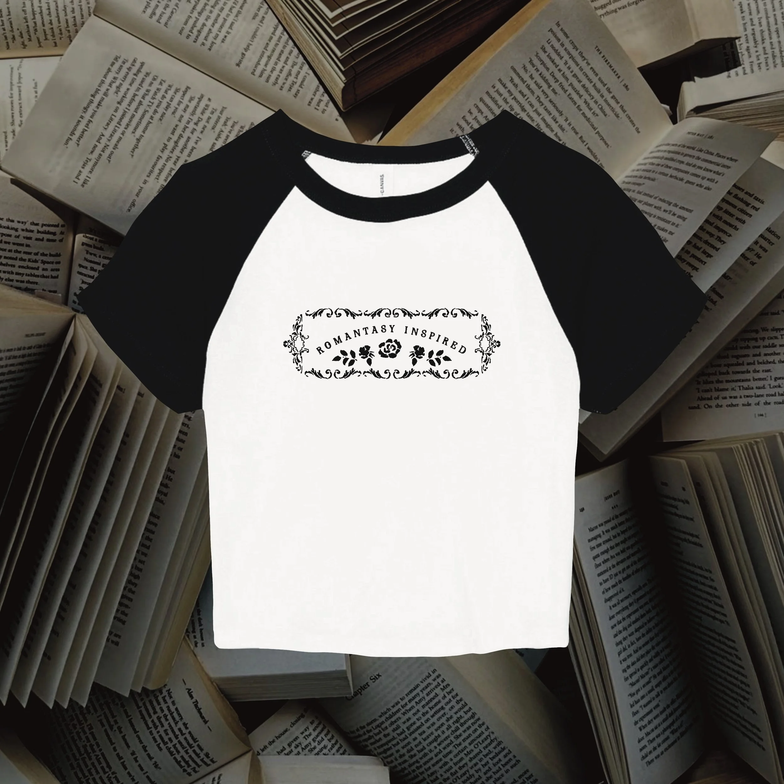 Romantasy Inspired Baby Tee (BC)