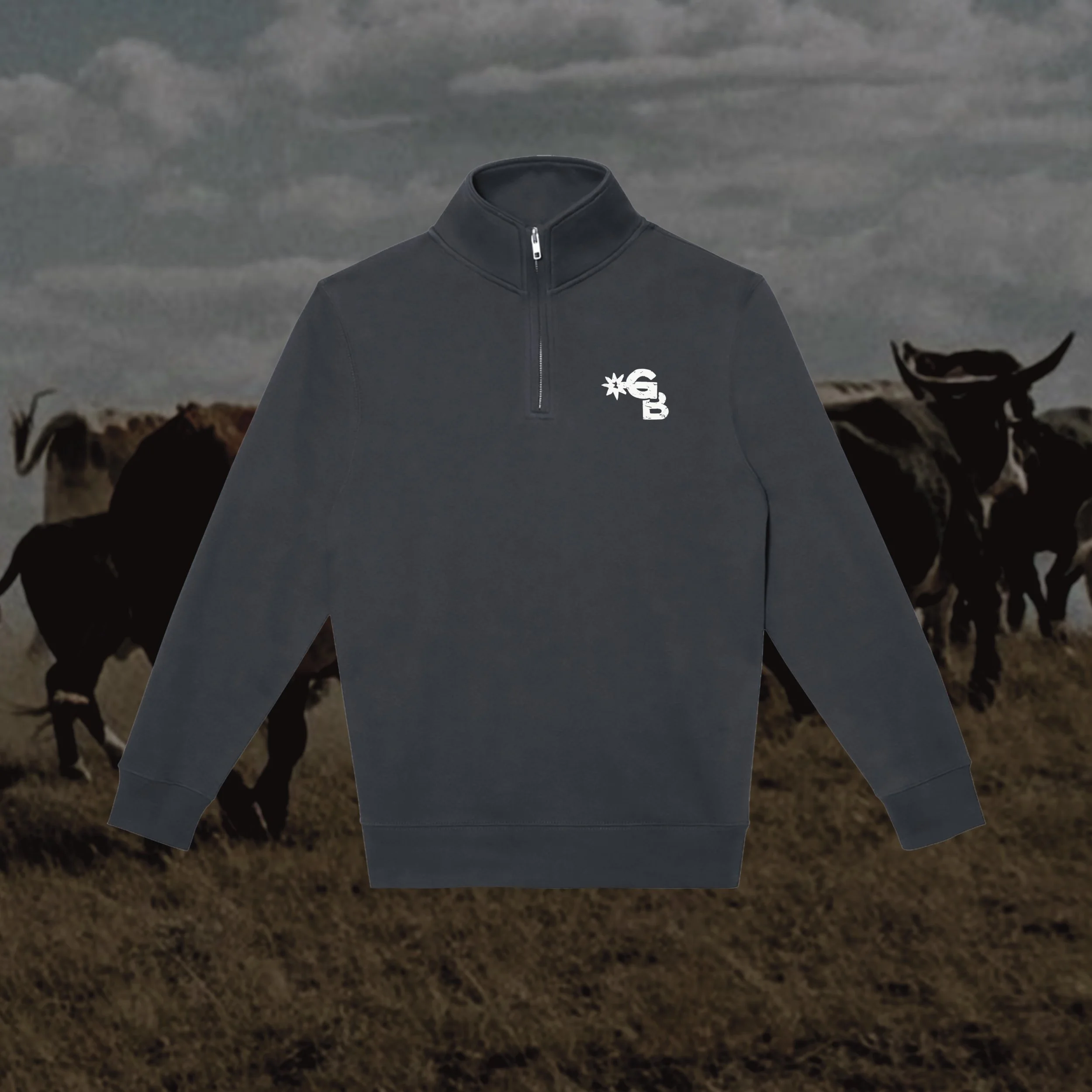 GB Brand Quarter Zip