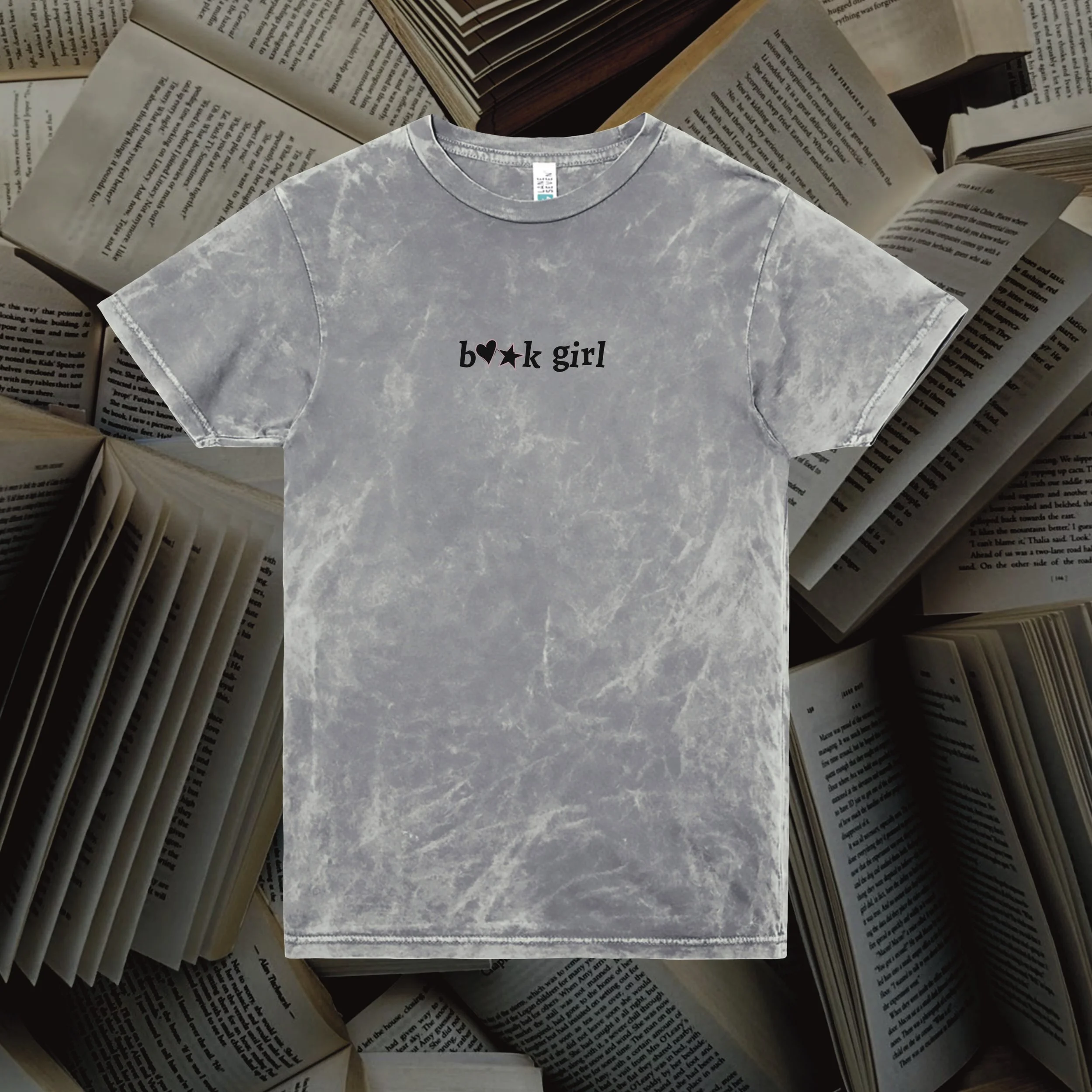 Book Girl Doodle Tee (BC)