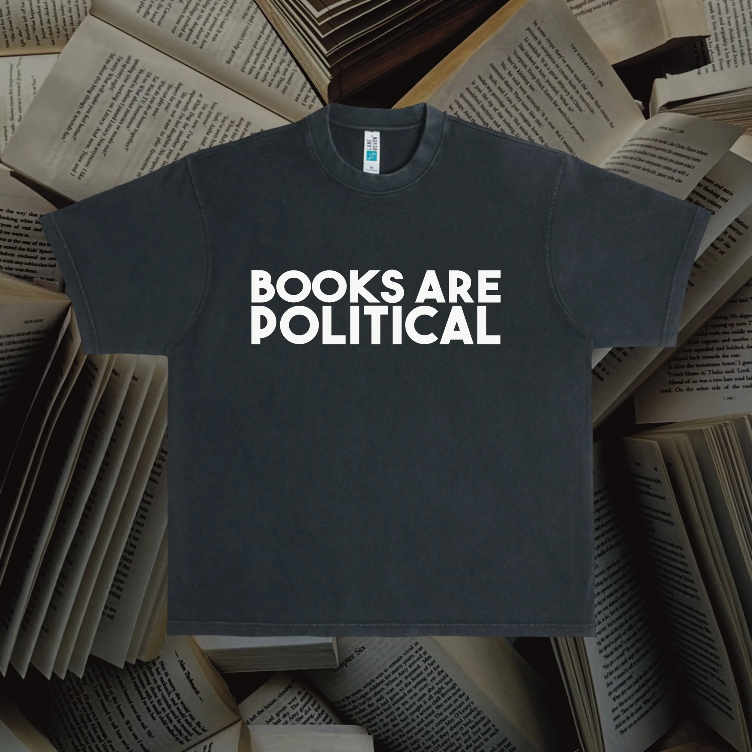 Books are Political Tee (BC)