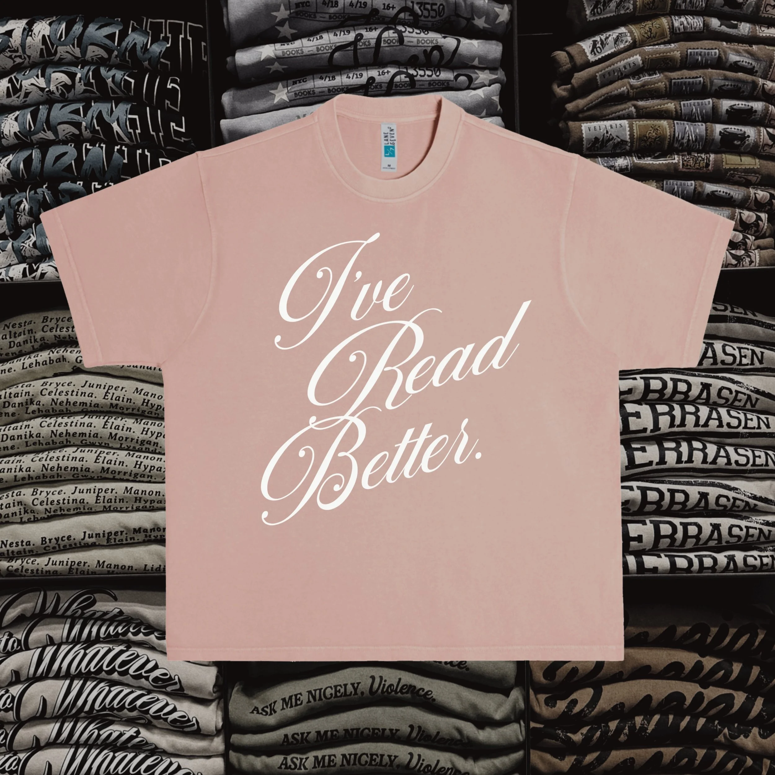 Salmon Read Better Tee