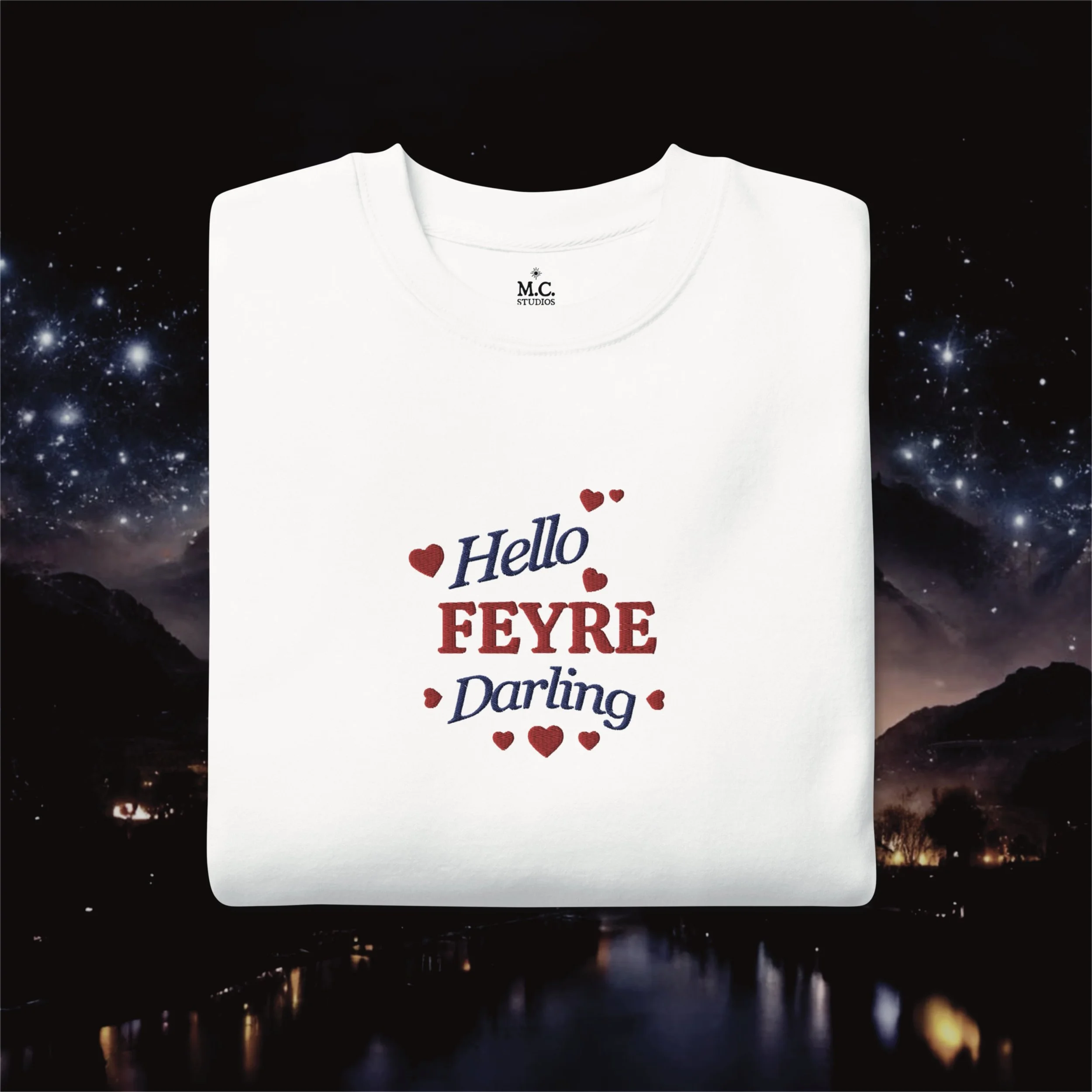 Feyre Darling Embroidered Crew