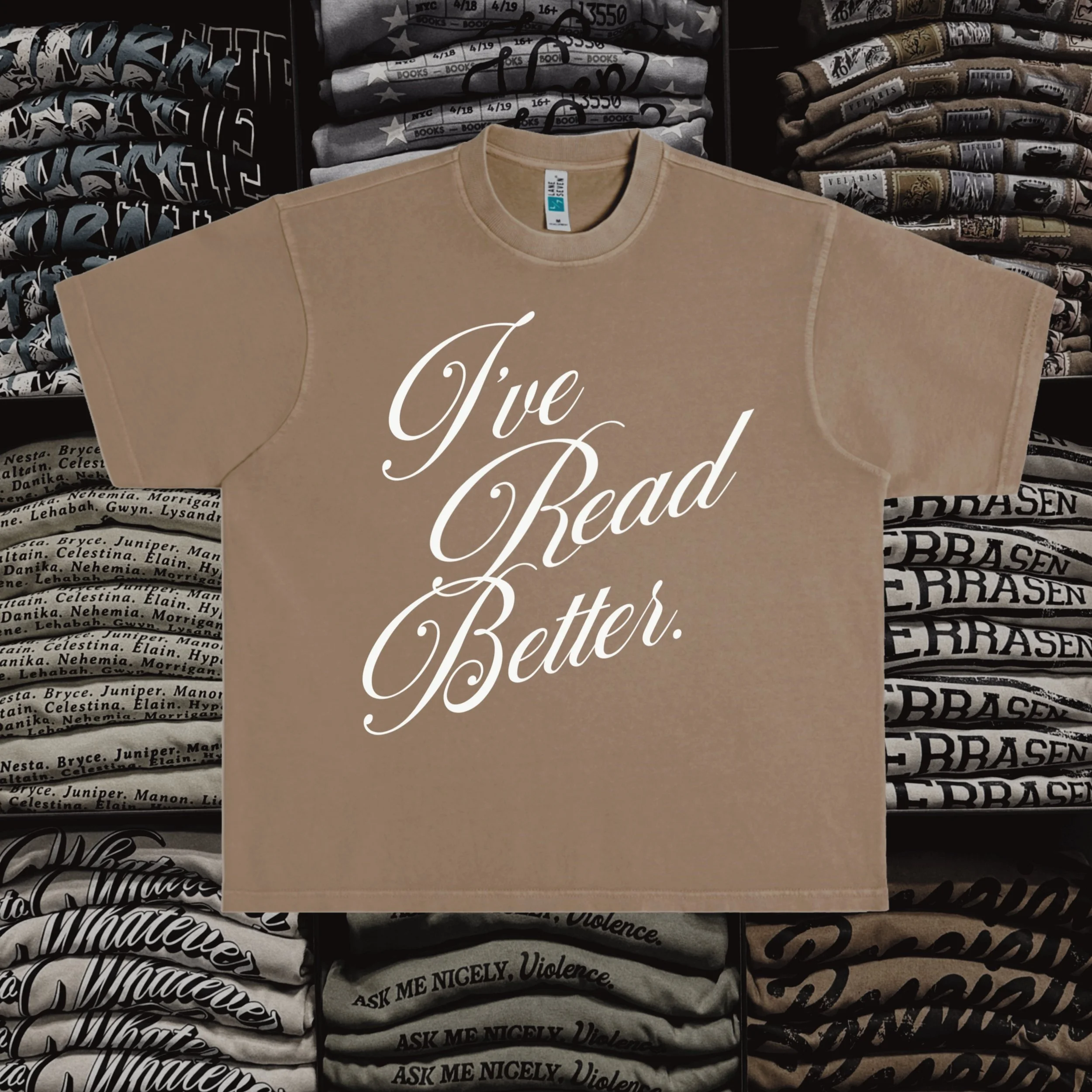 Brown Read Better Tee