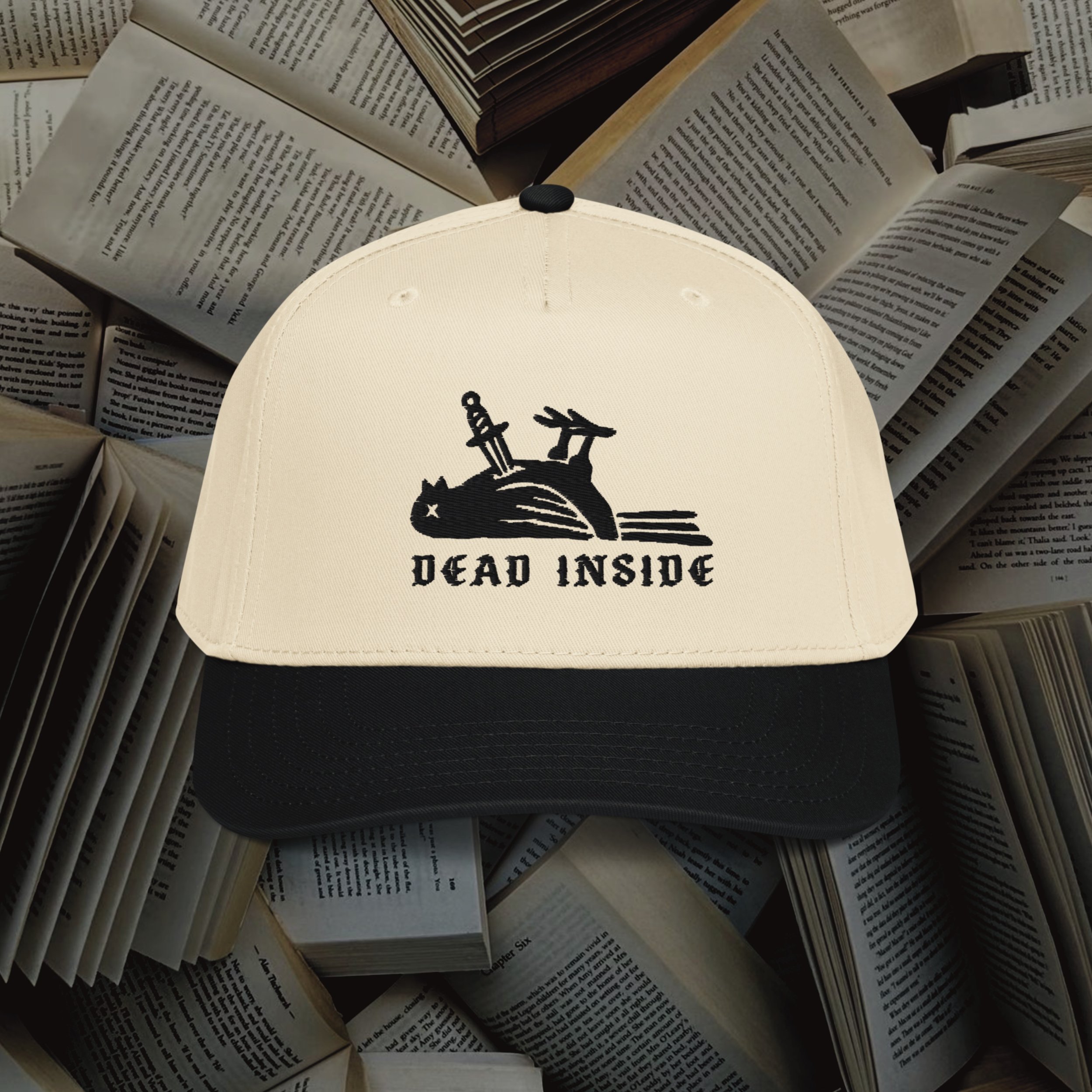 Dead Inside Two Color Hat (BC)