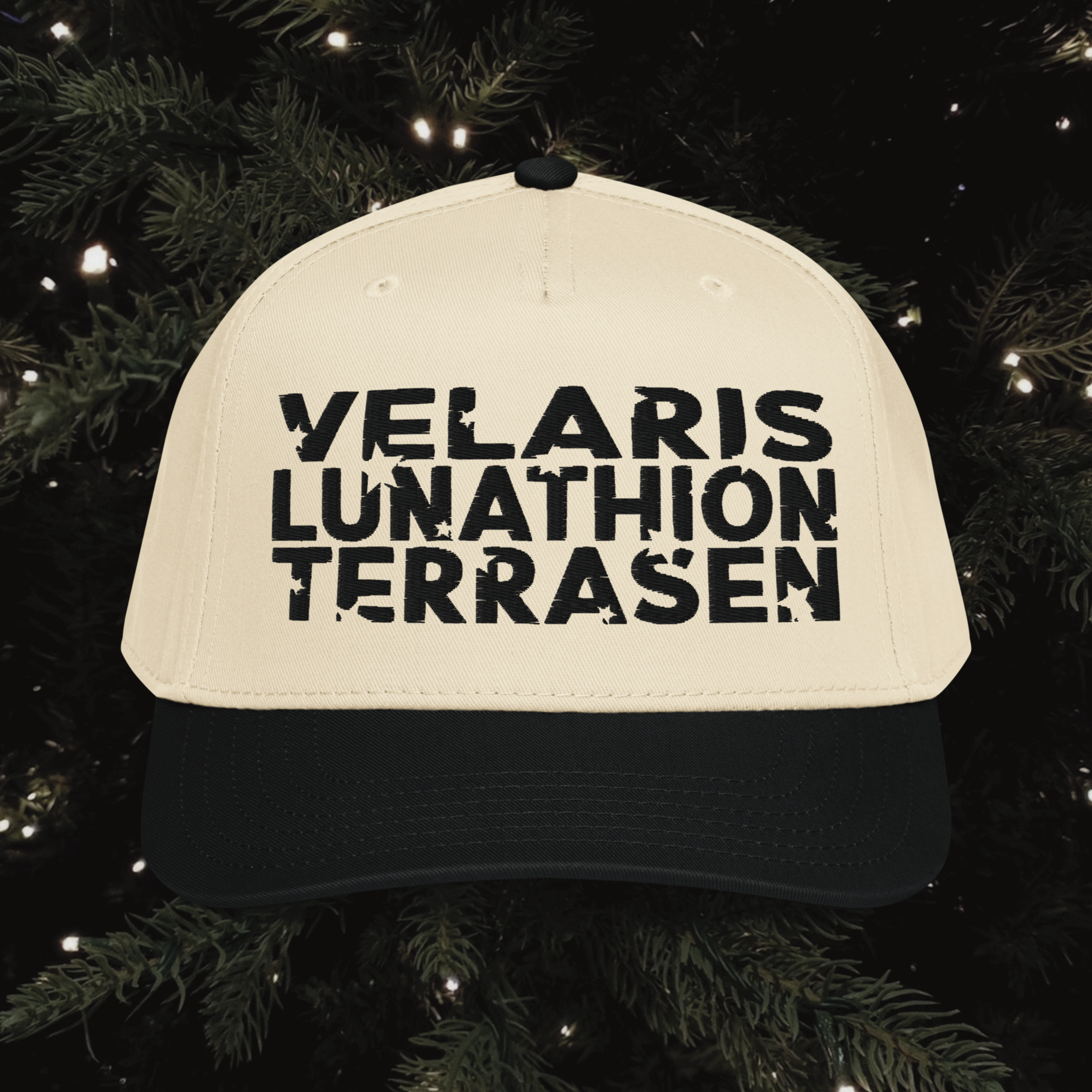 Two Color Three Worlds Hat