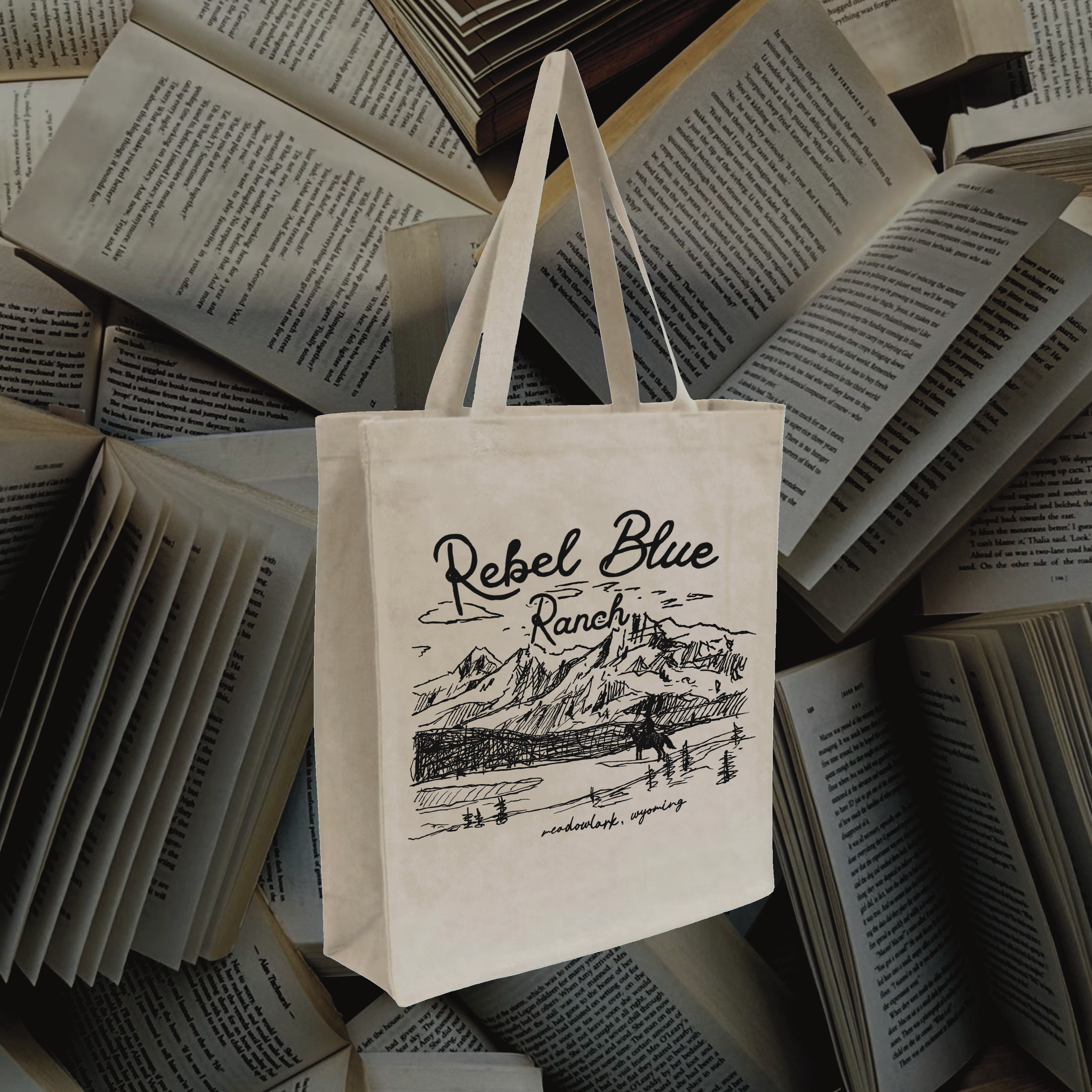 Rebel Blue Ranch Tote (BC)