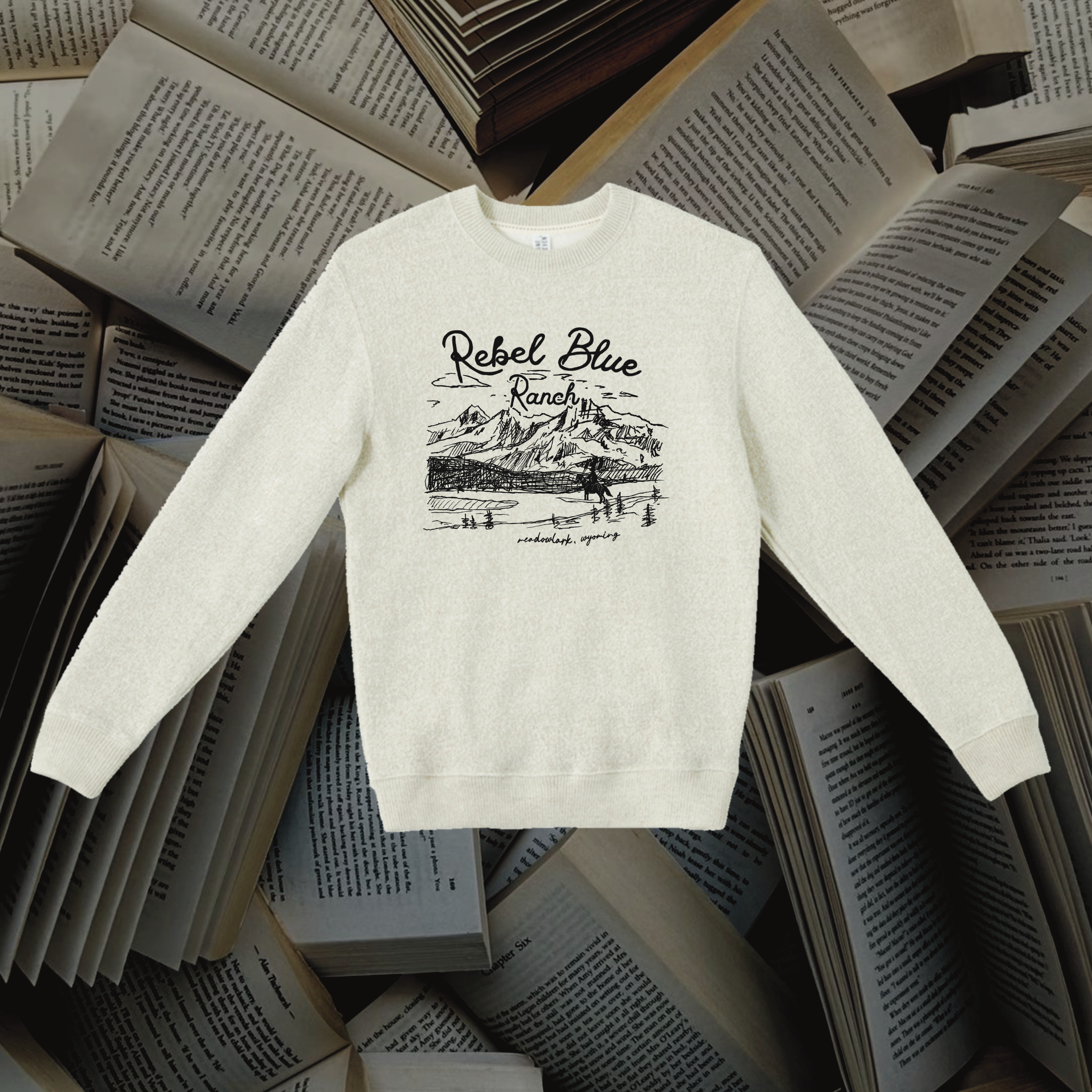 Rebel Blue Ranch Knit Crew (BC)