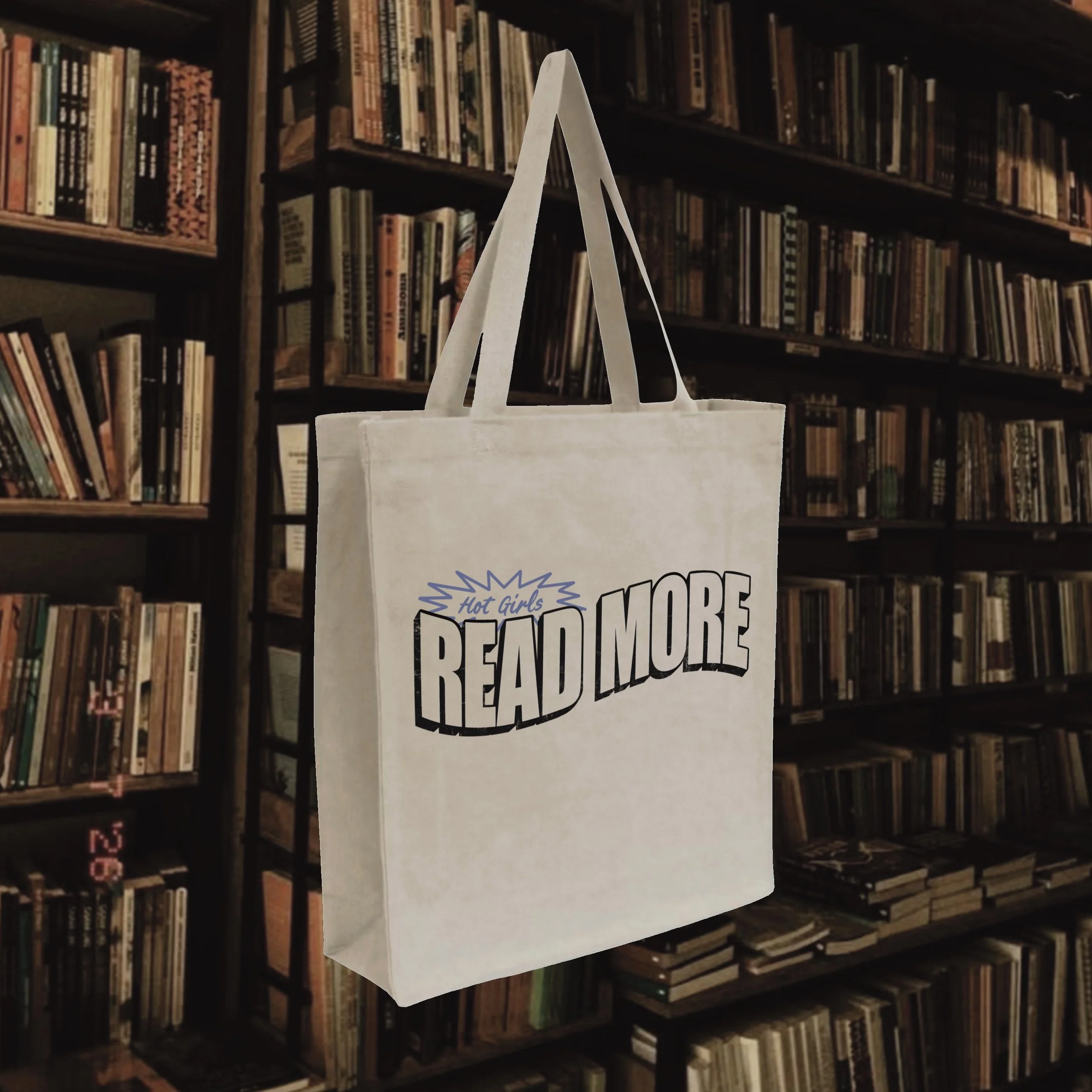 Hot Girls Read More Tote