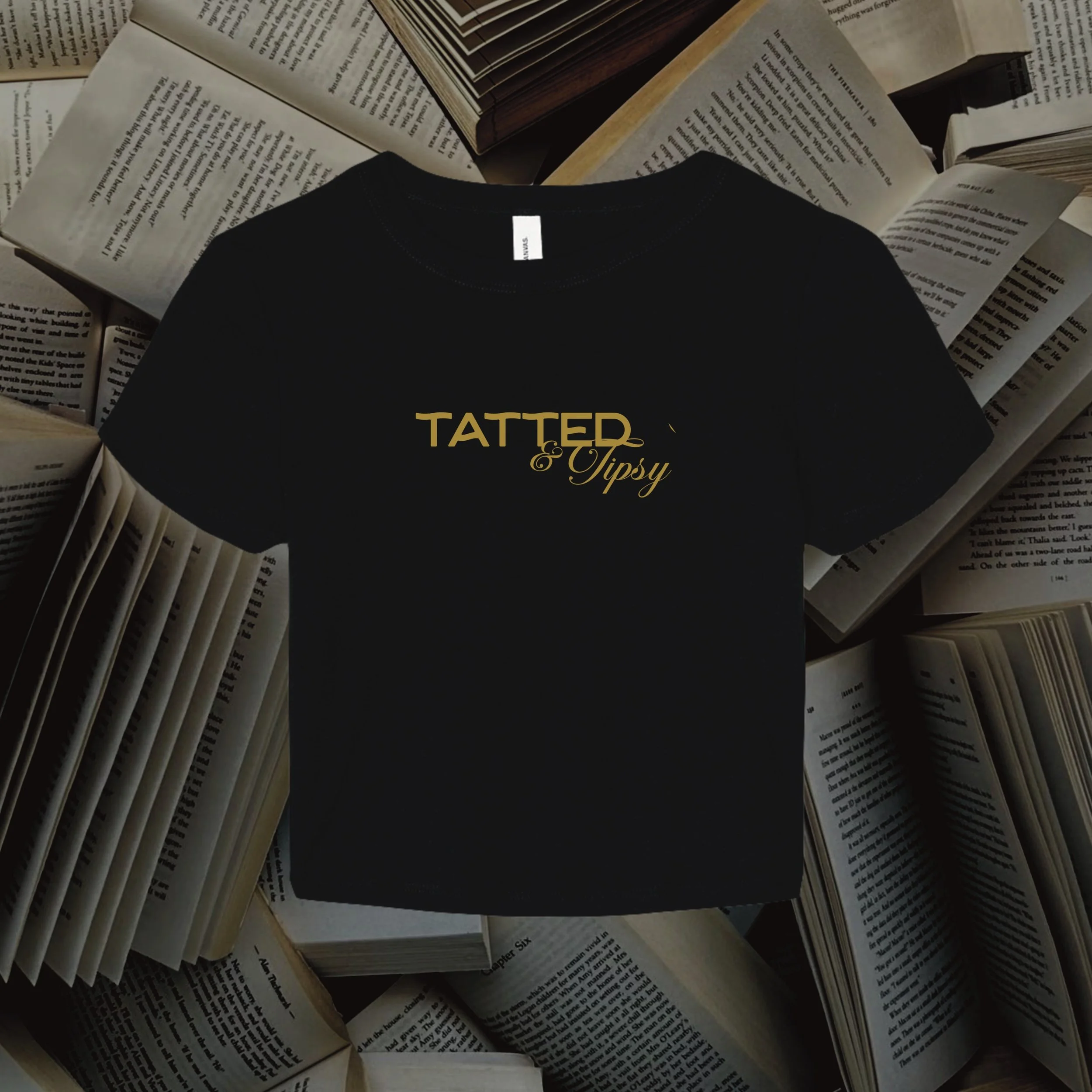 Tatted & Tipsy Baby Tee (BC)