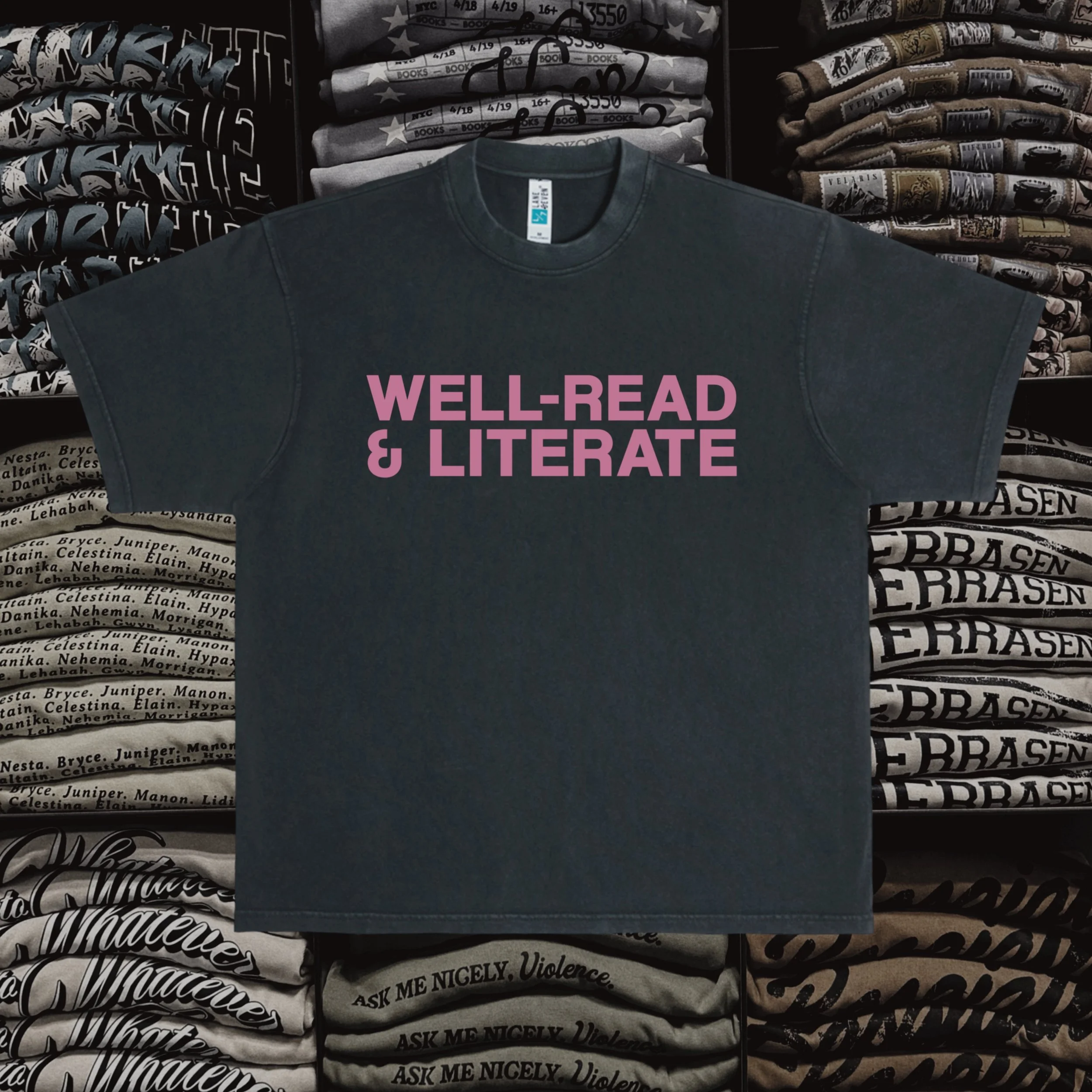 Well-Read and Literate Tee