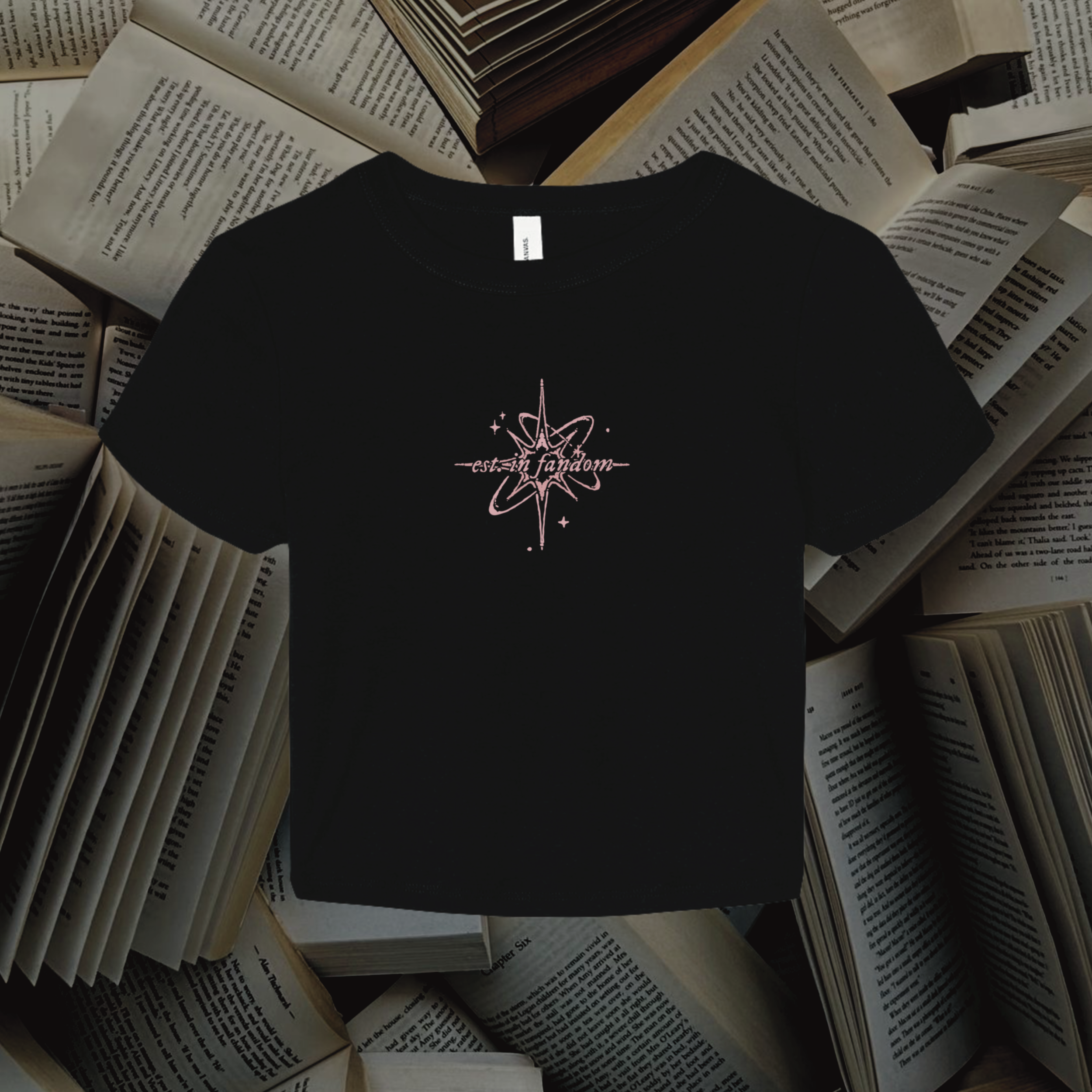 Est. in Fandom Baby Tee (BC)