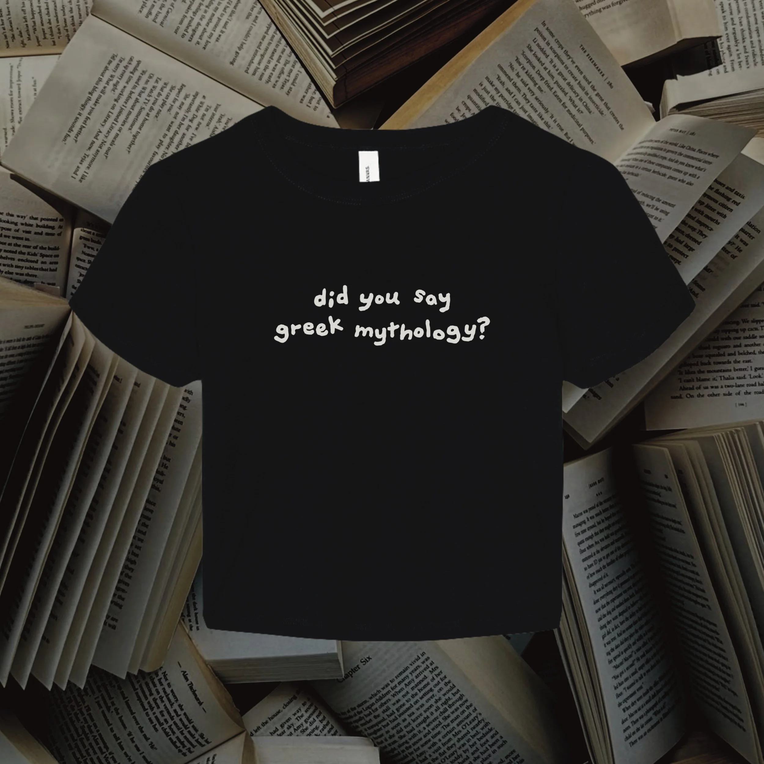 Greek Mythology Baby Tee (BC)