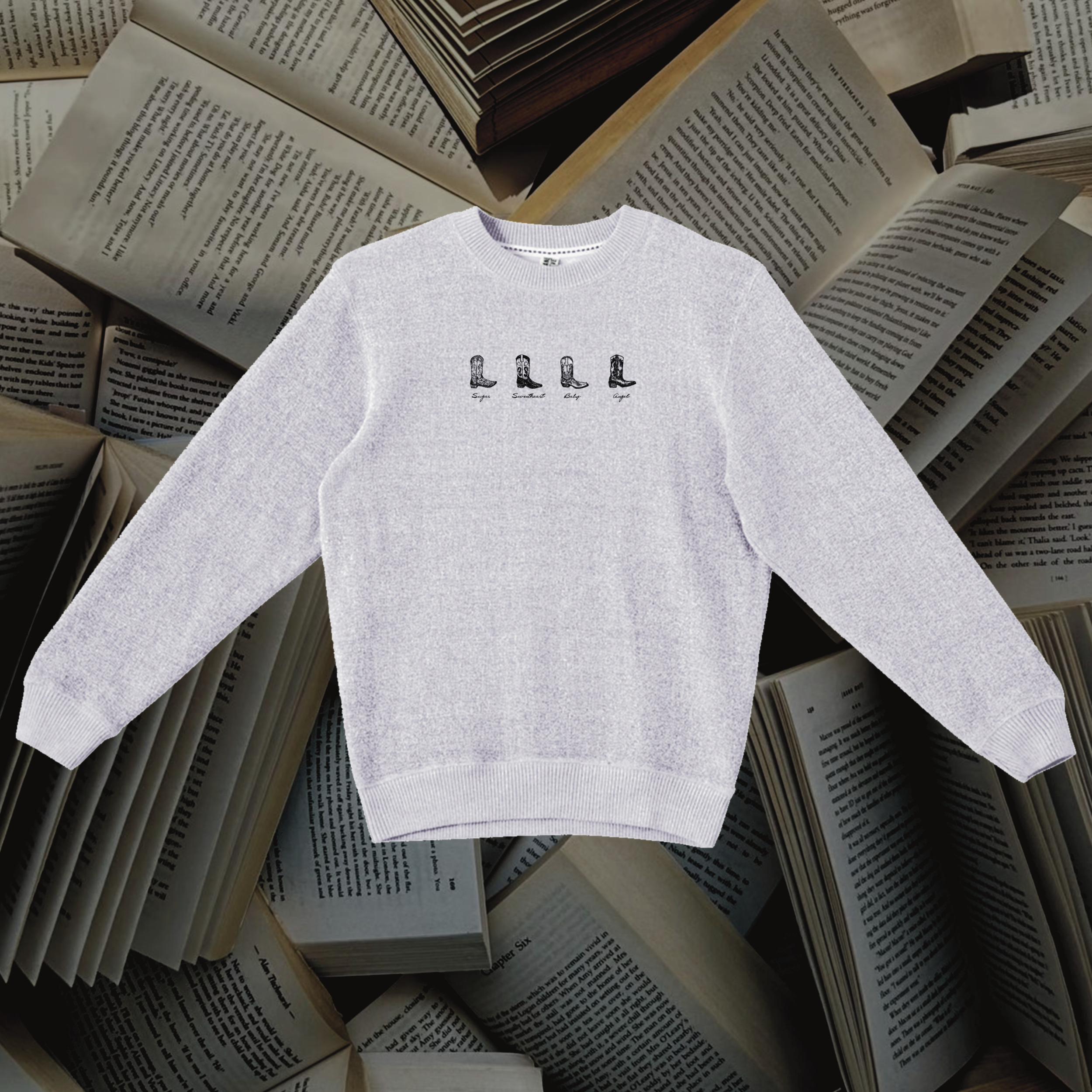 Boots and Nicknames Knit Crew (BC)