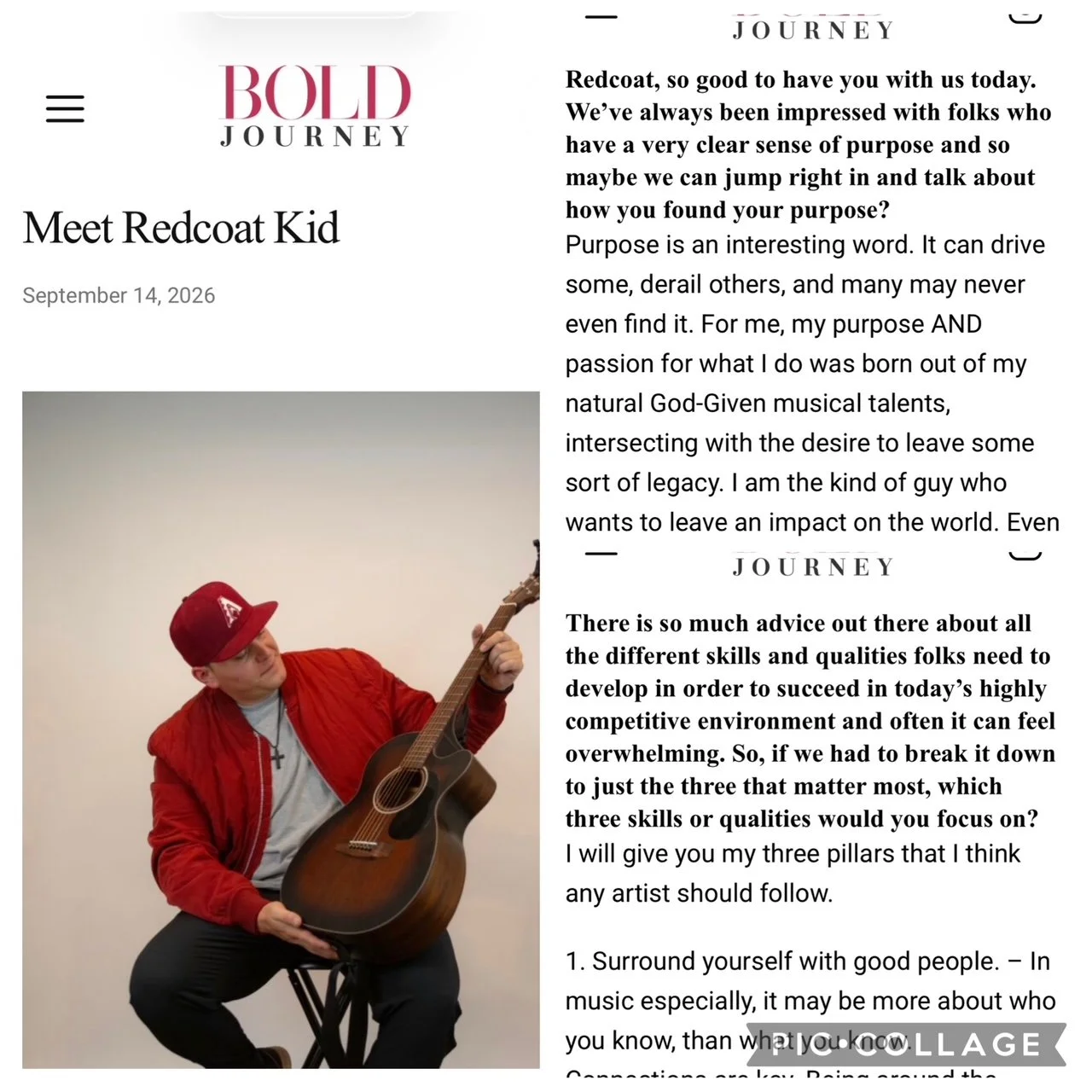 Bold Journey: Meet Redcoat Kid