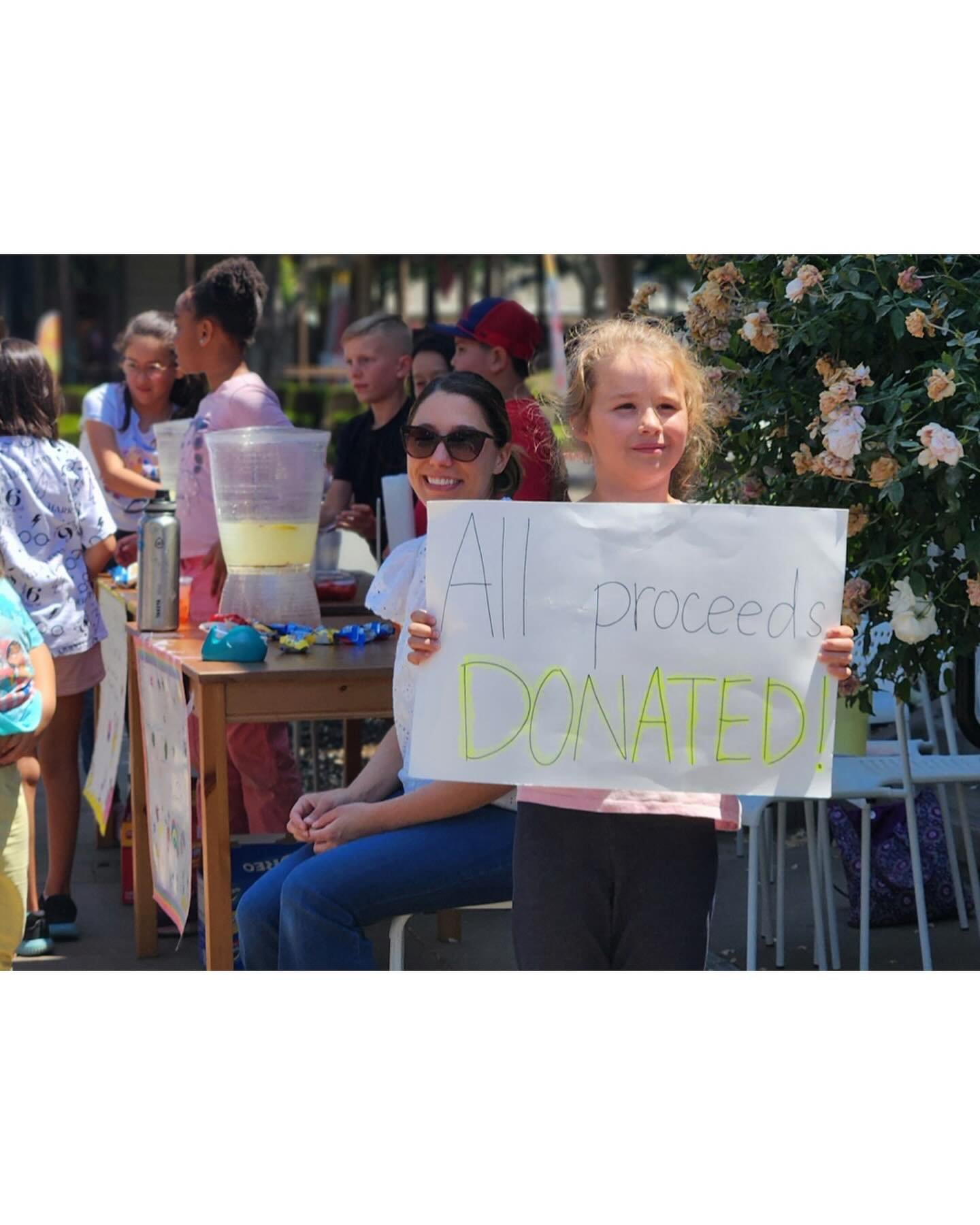 &ldquo;When we give cheerfully and accept gratefully, everyone is blessed.&rdquo;
- Maya Angelou
.
.
In honor of reading Lemonade Wars, our 3/4 cohort put together a lemonade stand to raise money for Make-A-Wish and Joybound. These little donation hu