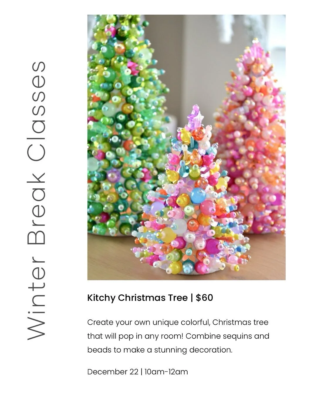 Add a sprinkle of creative fun to your break! 
Sign up link is in the bio 🎄🎁🎨
.
.
.
.
.
#creativity #creativeclass #winterbreak #havesomefun #learningisfunwithus #flourishinglearners