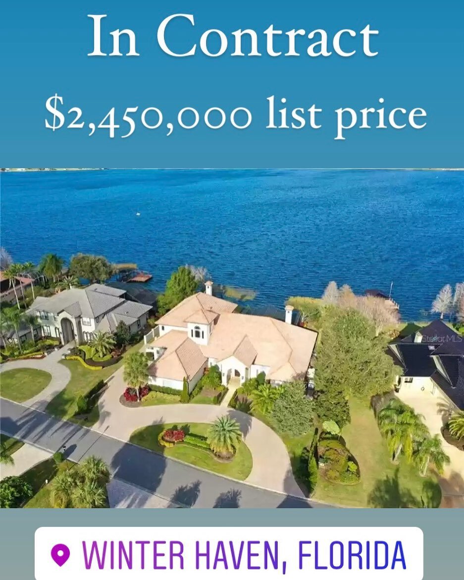 Beautiful property 🙏. In Contract. ✔️. @douglasellimanflorida @douglaselliman  @mikedqrealestate  #winterhavenflorida #mikedqrealestate #thenextmoveisyours #ellimanagents