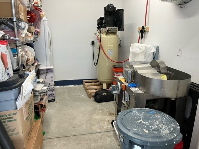 NAHP Member Joyce Gold @_spiritpaper shared a picture of her Reina beater in its room.

We want to see your papermaking setup! Don't be shy. We want to see your beater: large or small, new or old, state-of-the-art or DIY. We want to see it! Send us i