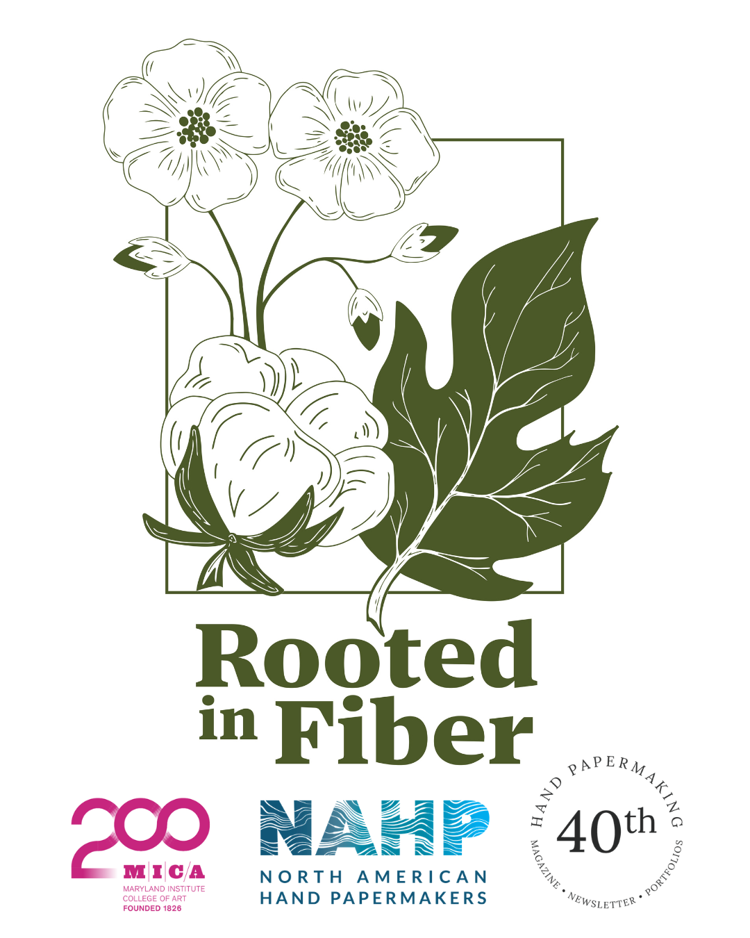 Rooted in Fiber, NAHP's 2026 conference, in partnership with Hand Papermaking Magazine and Maryland Institute College of Art
