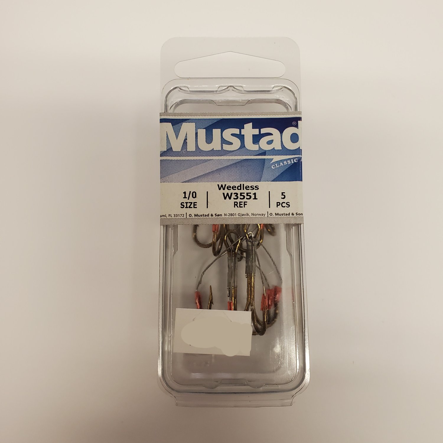 Mustad Weedless Treble Hook — Fehr's Sporting Goods