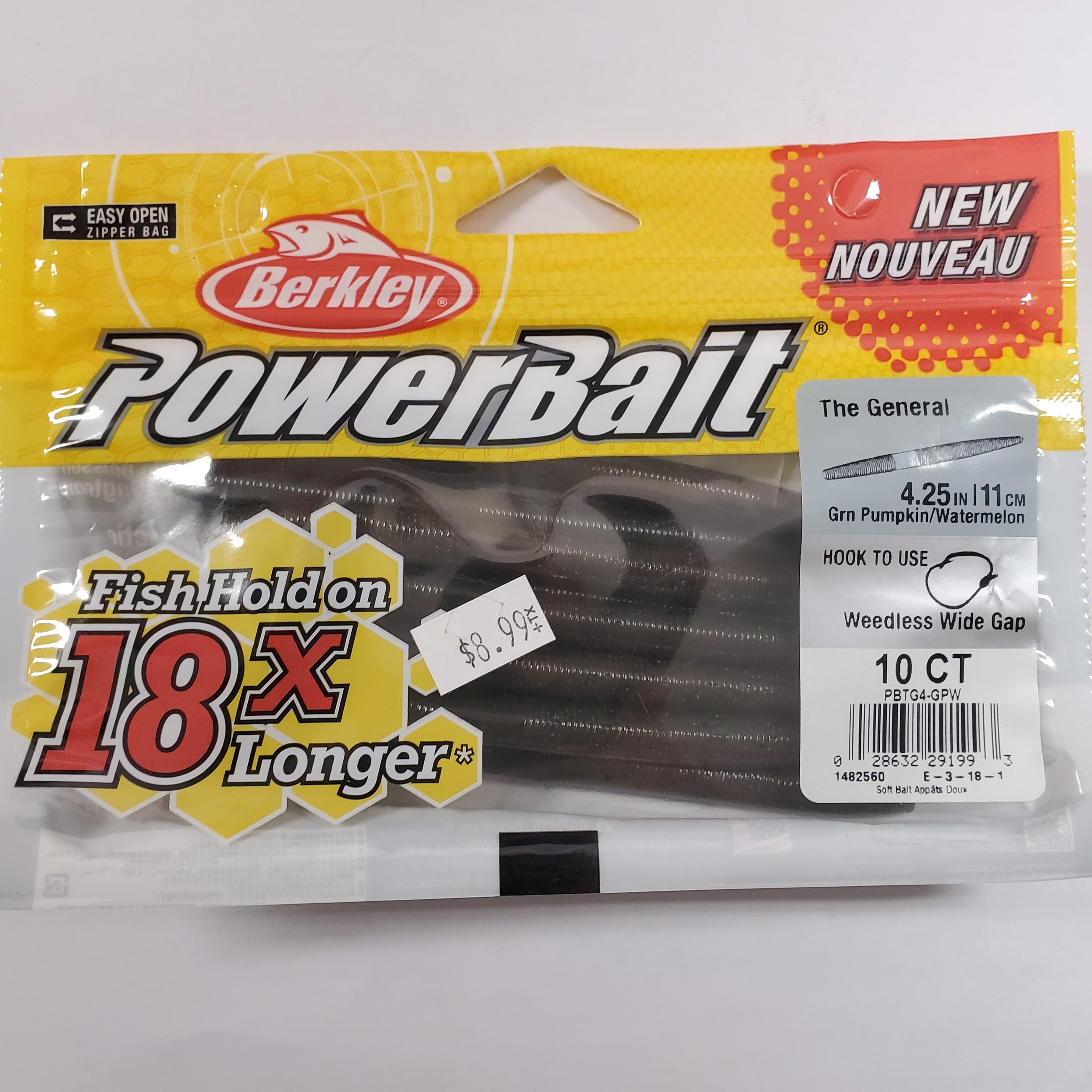 Berkley Powerbait Nightcrawler natural 6 — Fehr's Sporting Goods